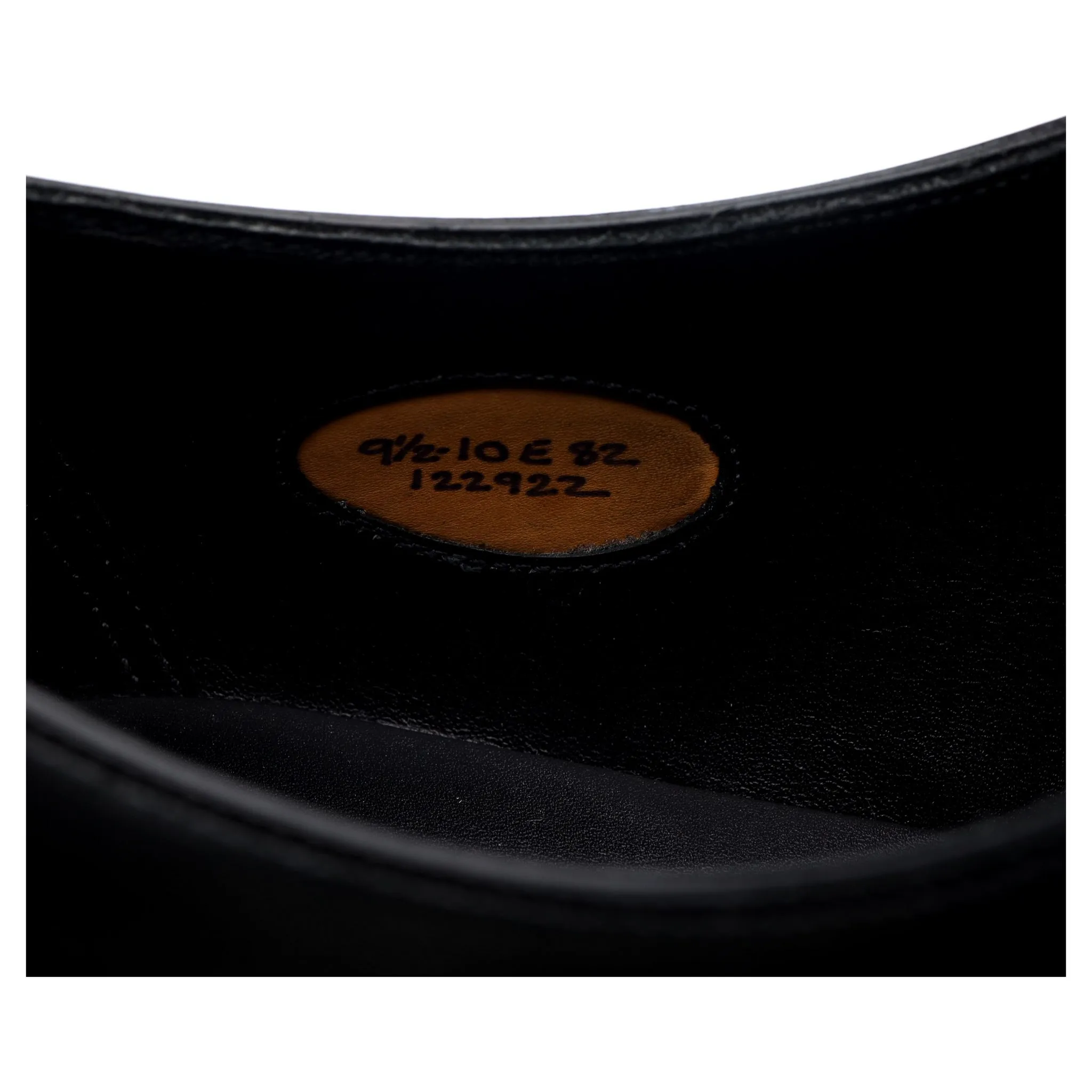'Chelsea' Black Leather Oxford UK 9.5 E