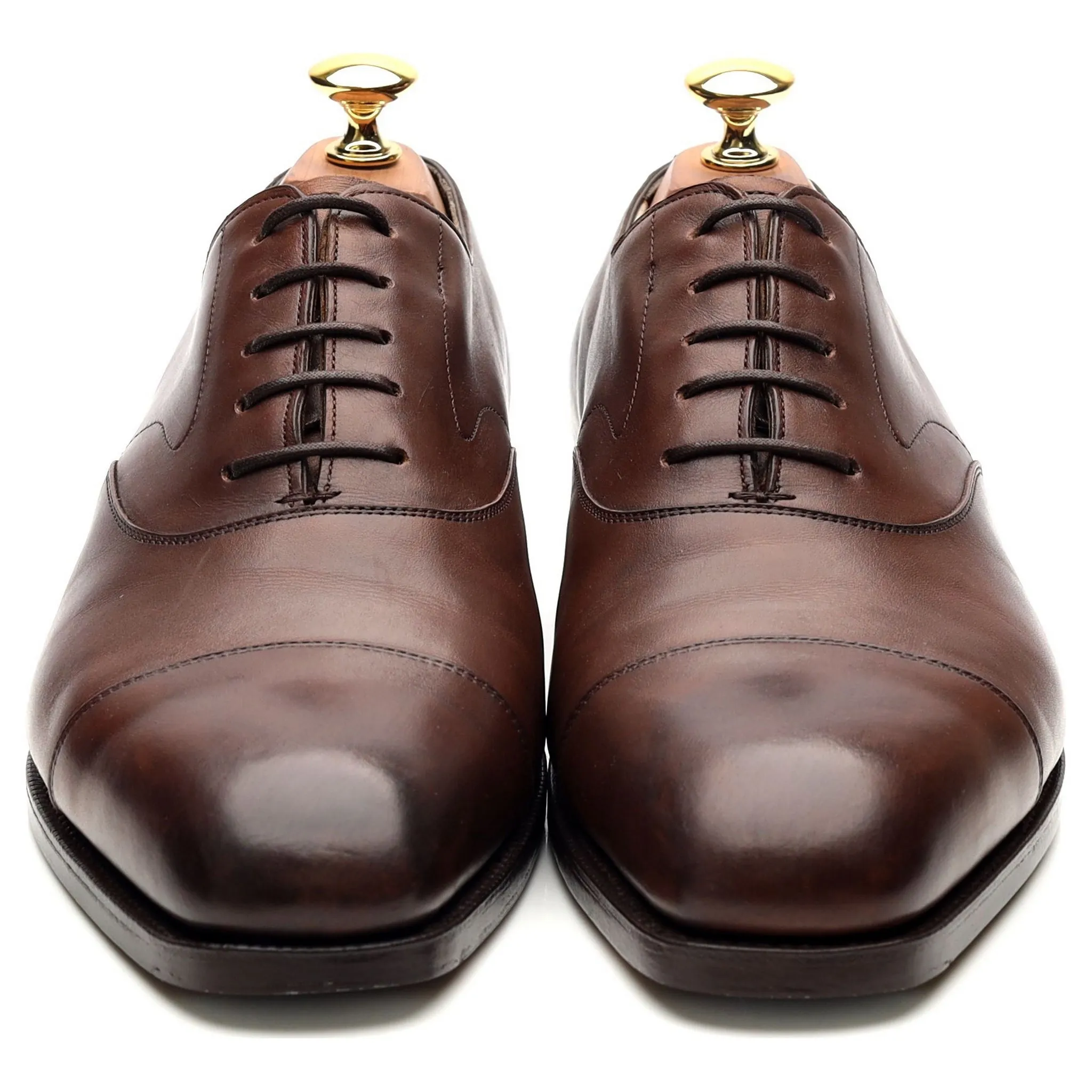 'Chelsea' Dark Brown Leather Oxford UK 6 F