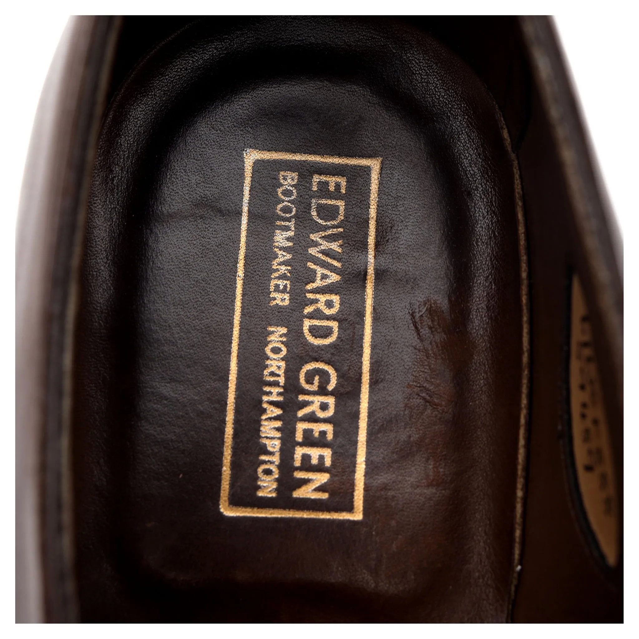'Chelsea' Dark Brown Leather Oxford UK 6 F
