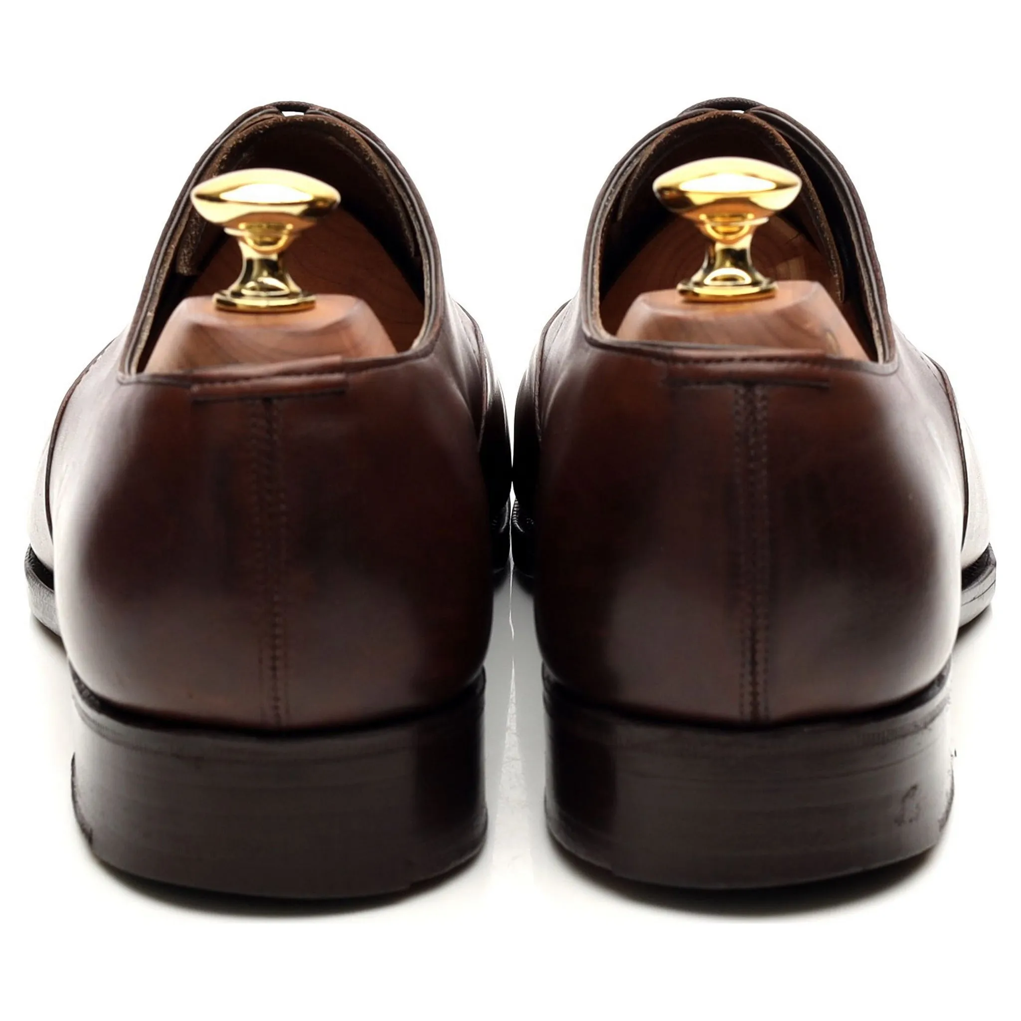 'Chelsea' Dark Brown Leather Oxford UK 6 F
