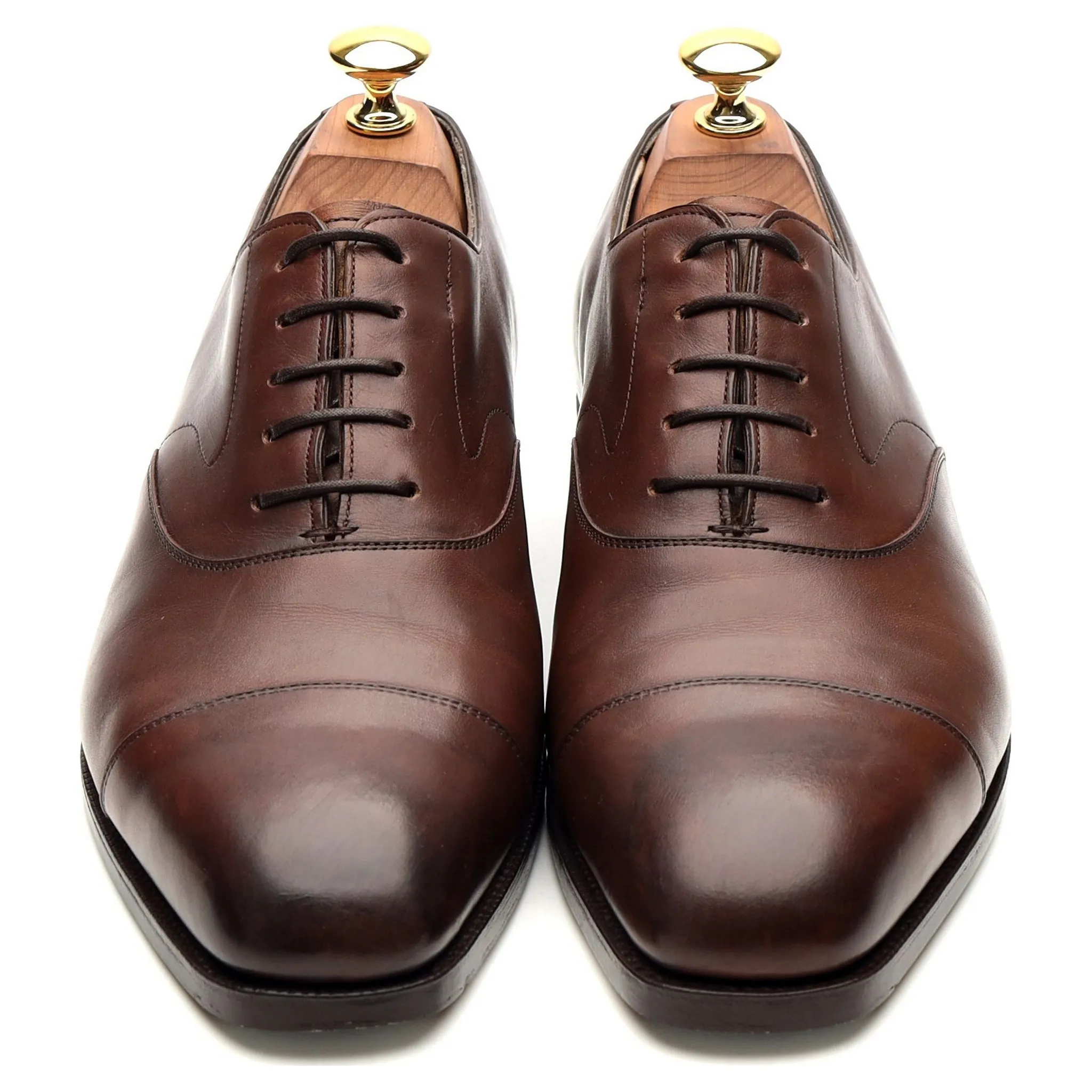 'Chelsea' Dark Brown Leather Oxford UK 6 F