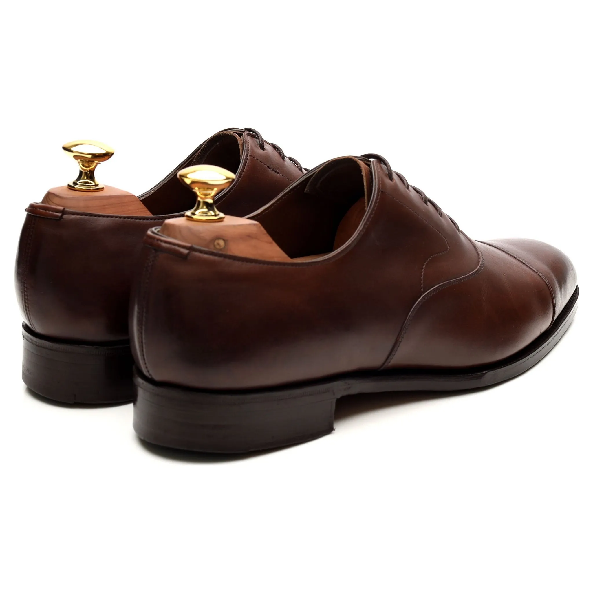 'Chelsea' Dark Brown Leather Oxford UK 6 F