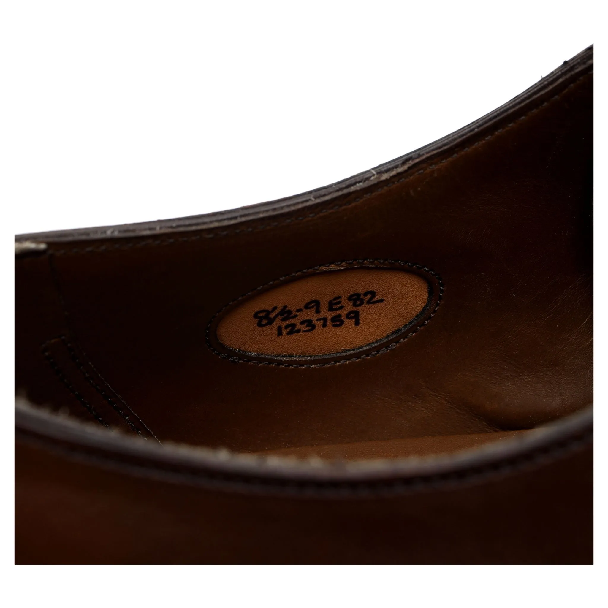 'Chelsea' Dark Brown Leather Oxford UK 8.5 E