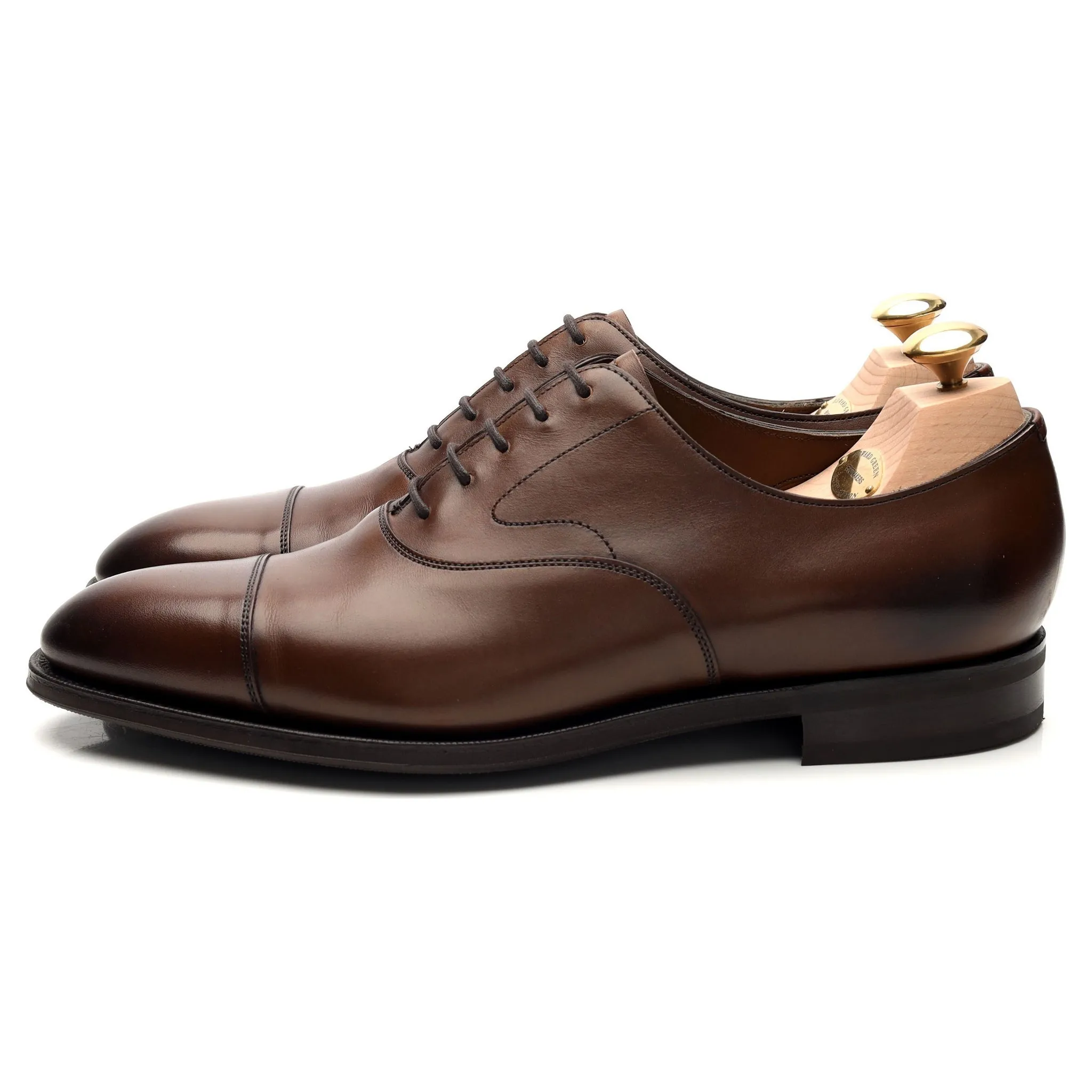 'Chelsea' Dark Brown Leather Oxford UK 8.5 E