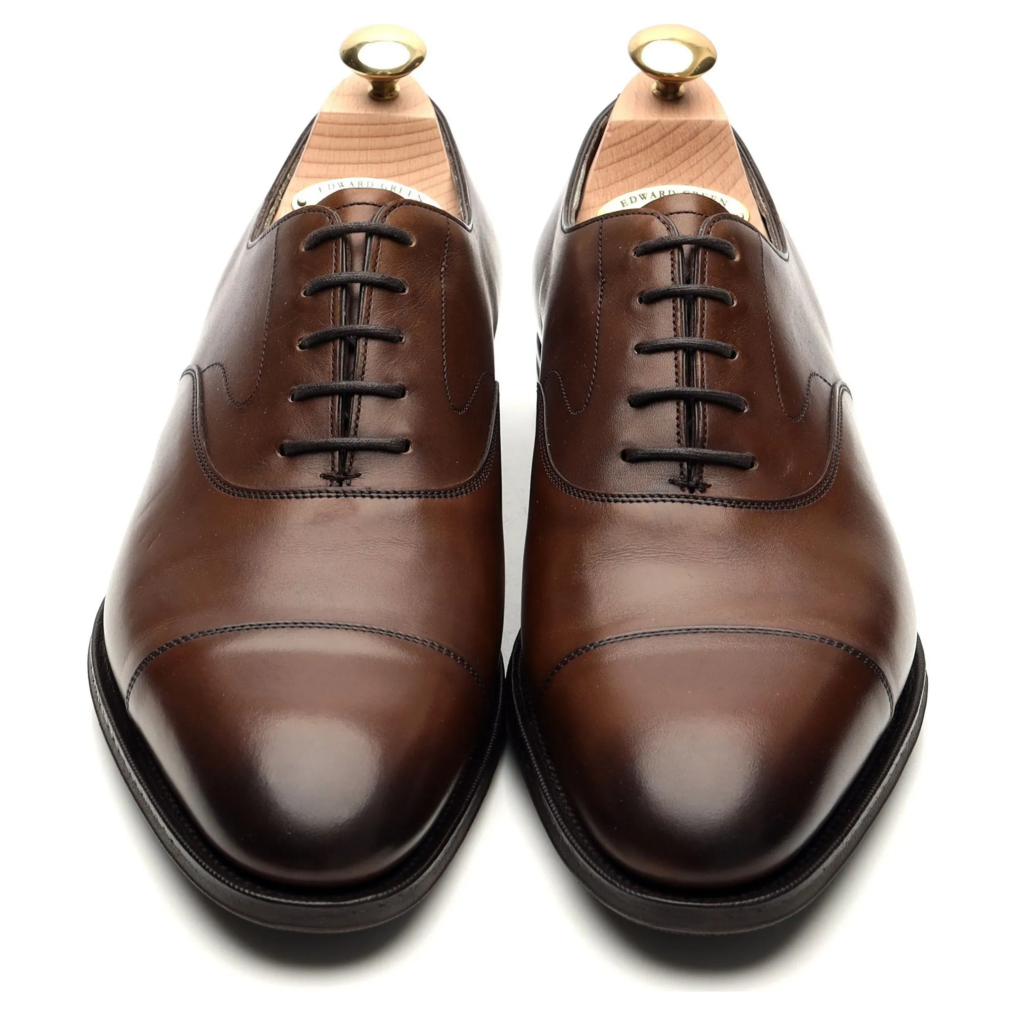 'Chelsea' Dark Brown Leather Oxford UK 8.5 E