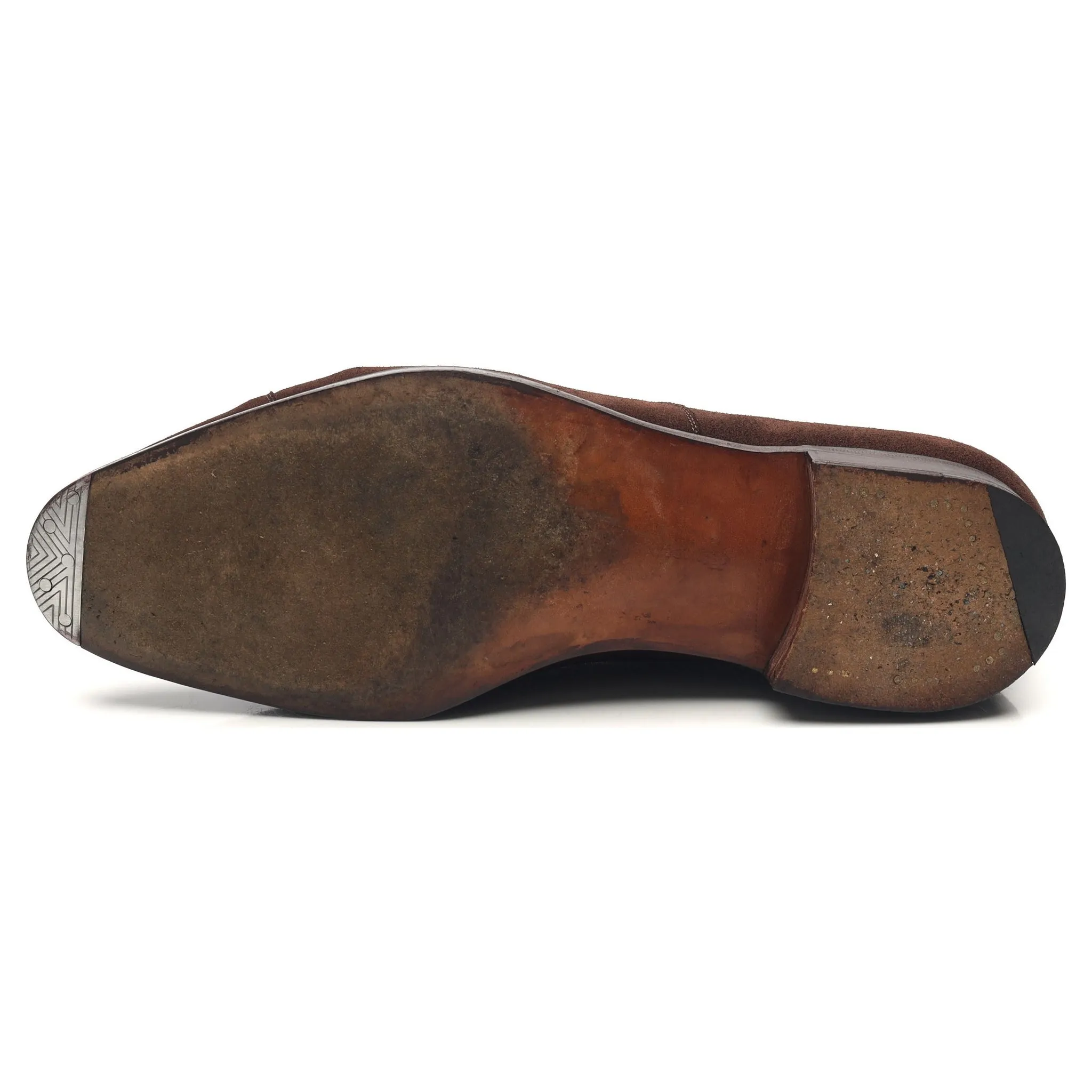 'Chelsea' Dark Brown Suede Oxford UK 9 E