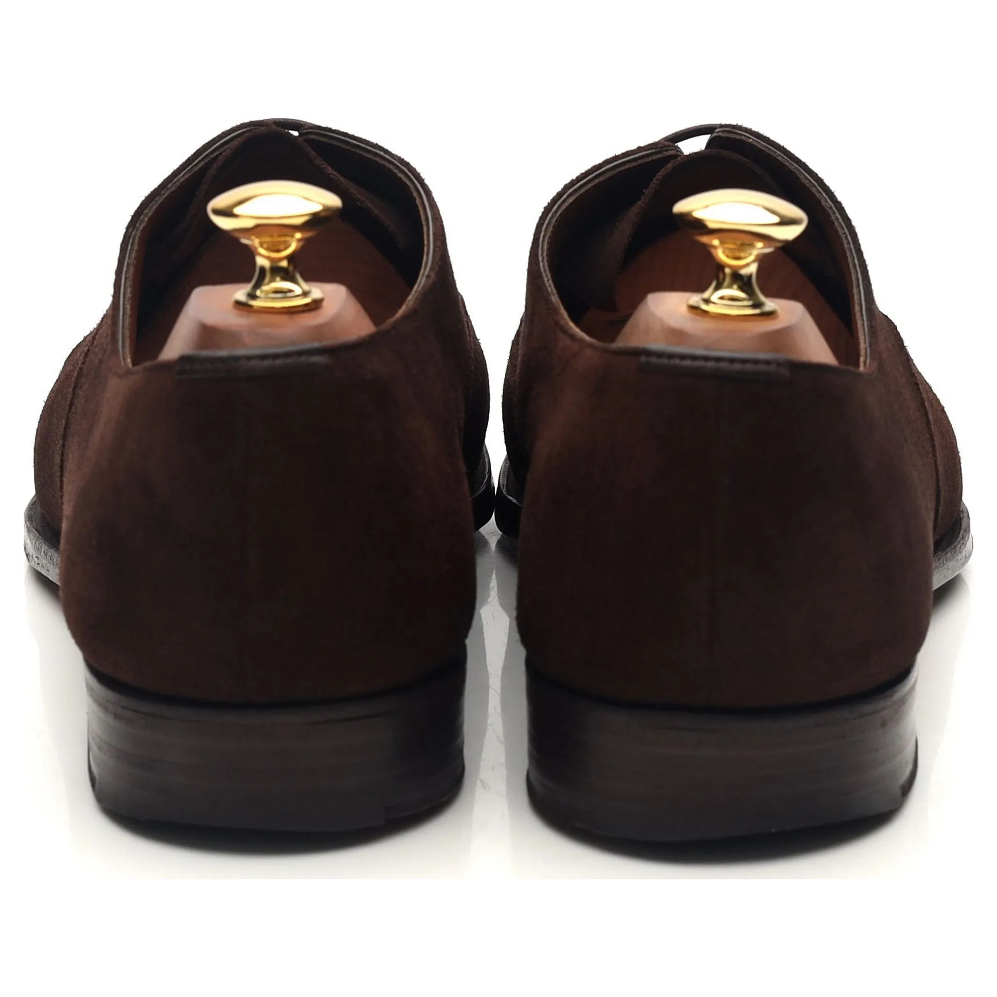 'Chelsea' Dark Brown Suede Oxford UK 9 E