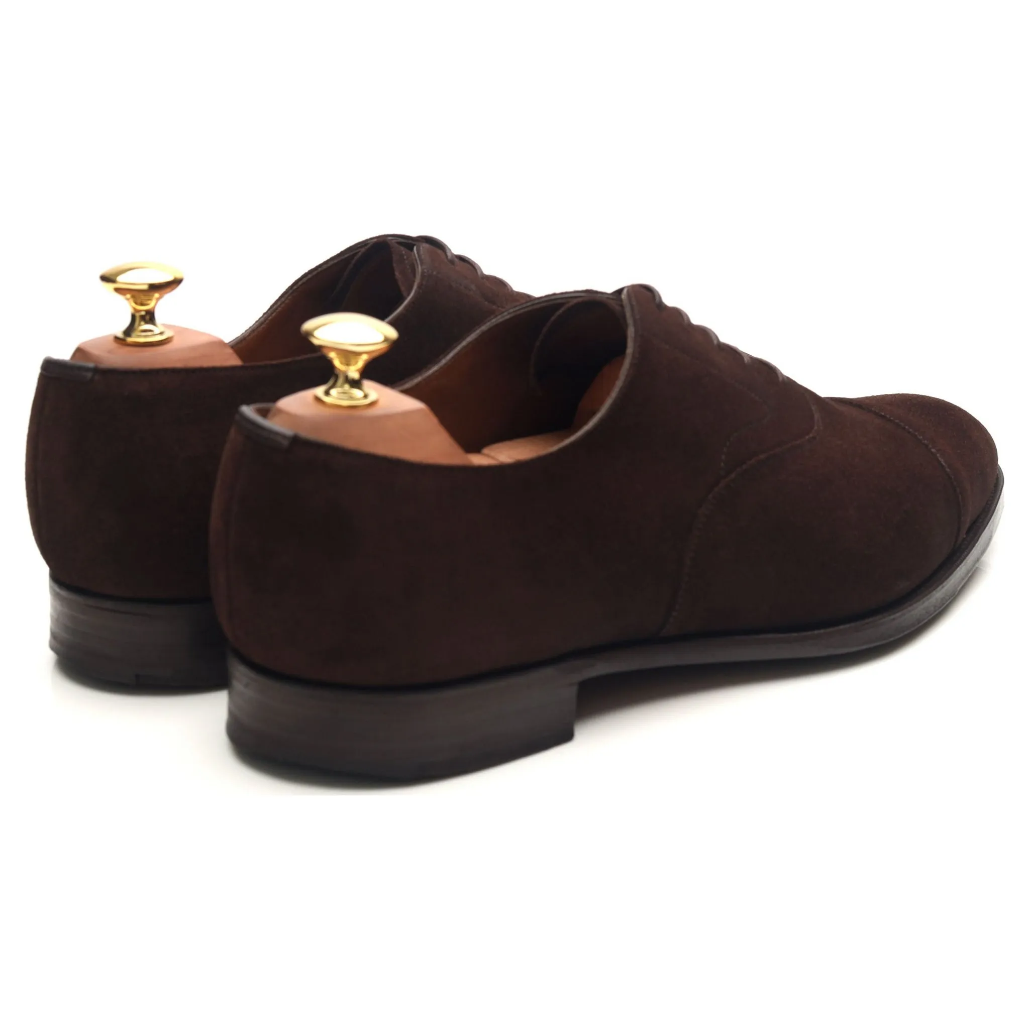 'Chelsea' Dark Brown Suede Oxford UK 9 E