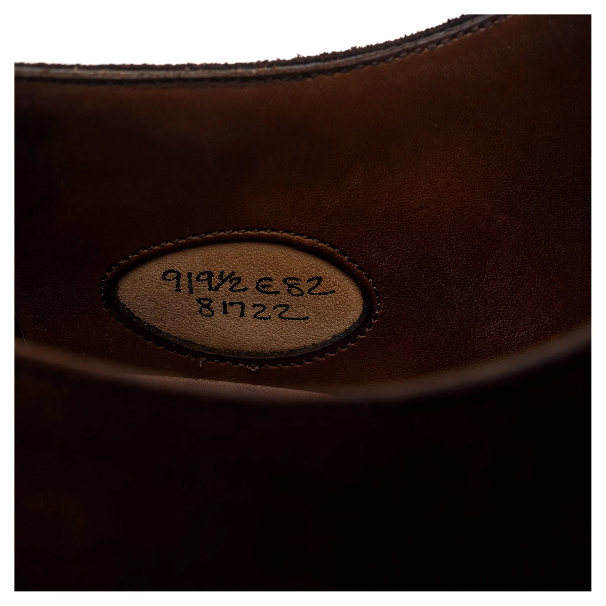 'Chelsea' Dark Brown Suede Oxford UK 9 E
