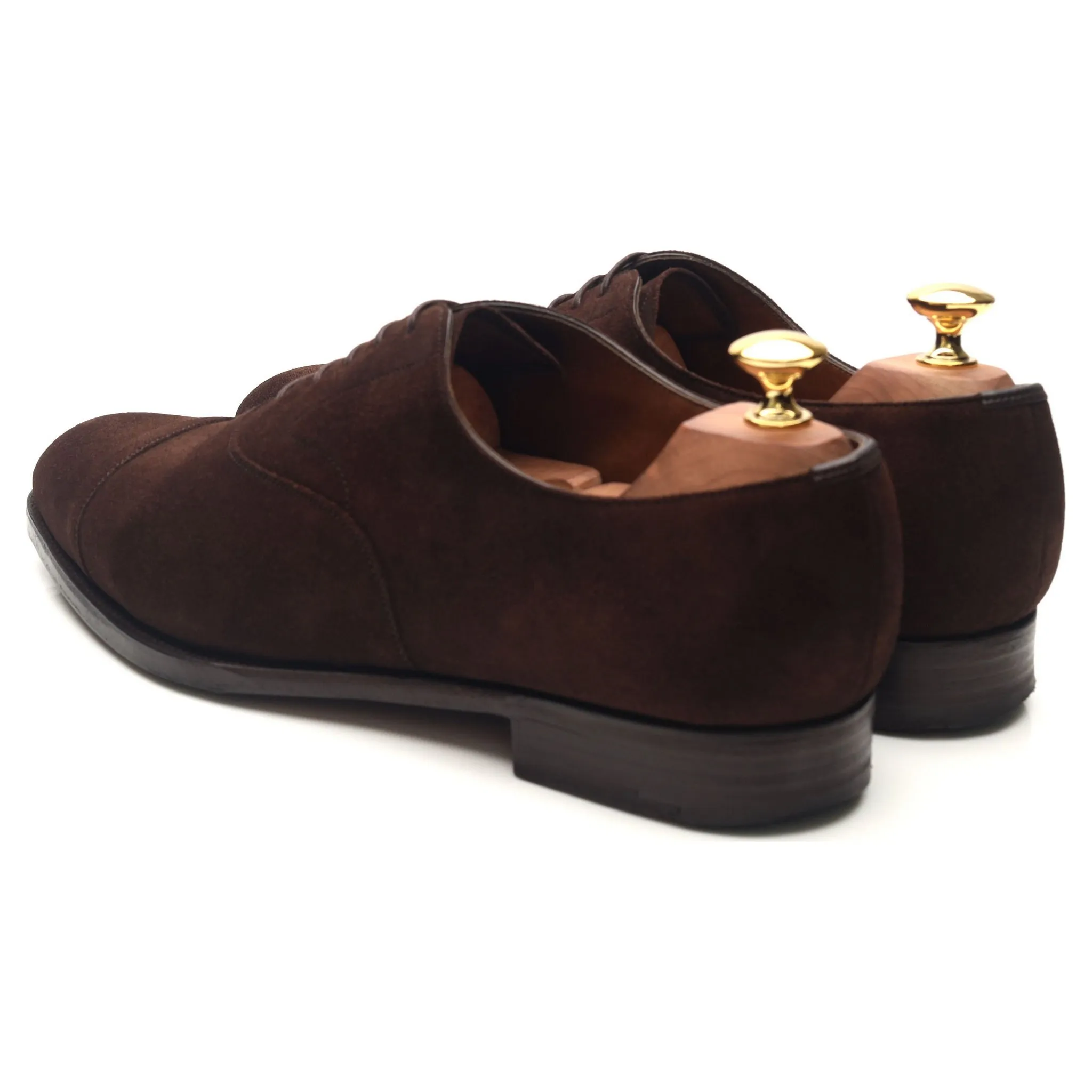 'Chelsea' Dark Brown Suede Oxford UK 9 E