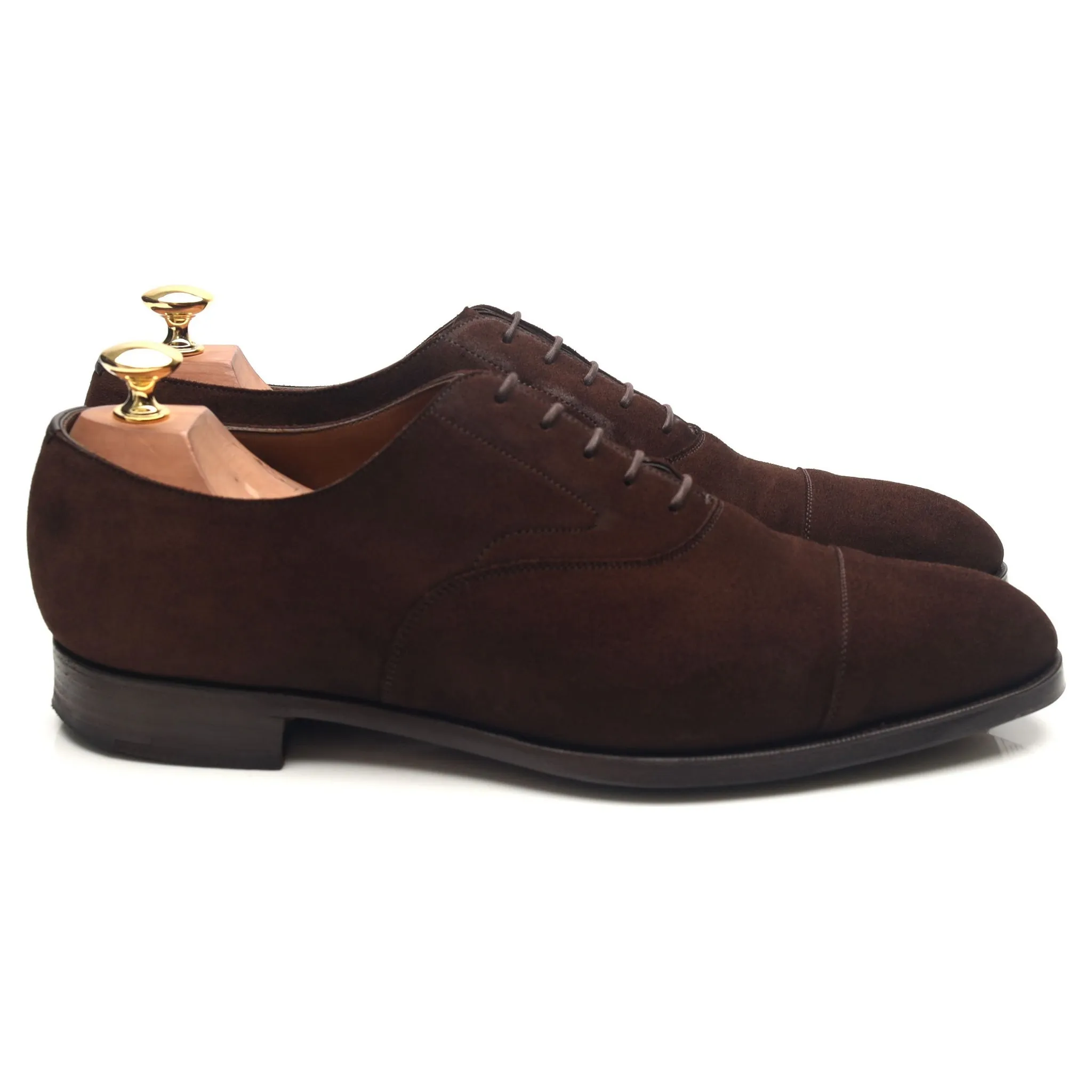 'Chelsea' Dark Brown Suede Oxford UK 9 E