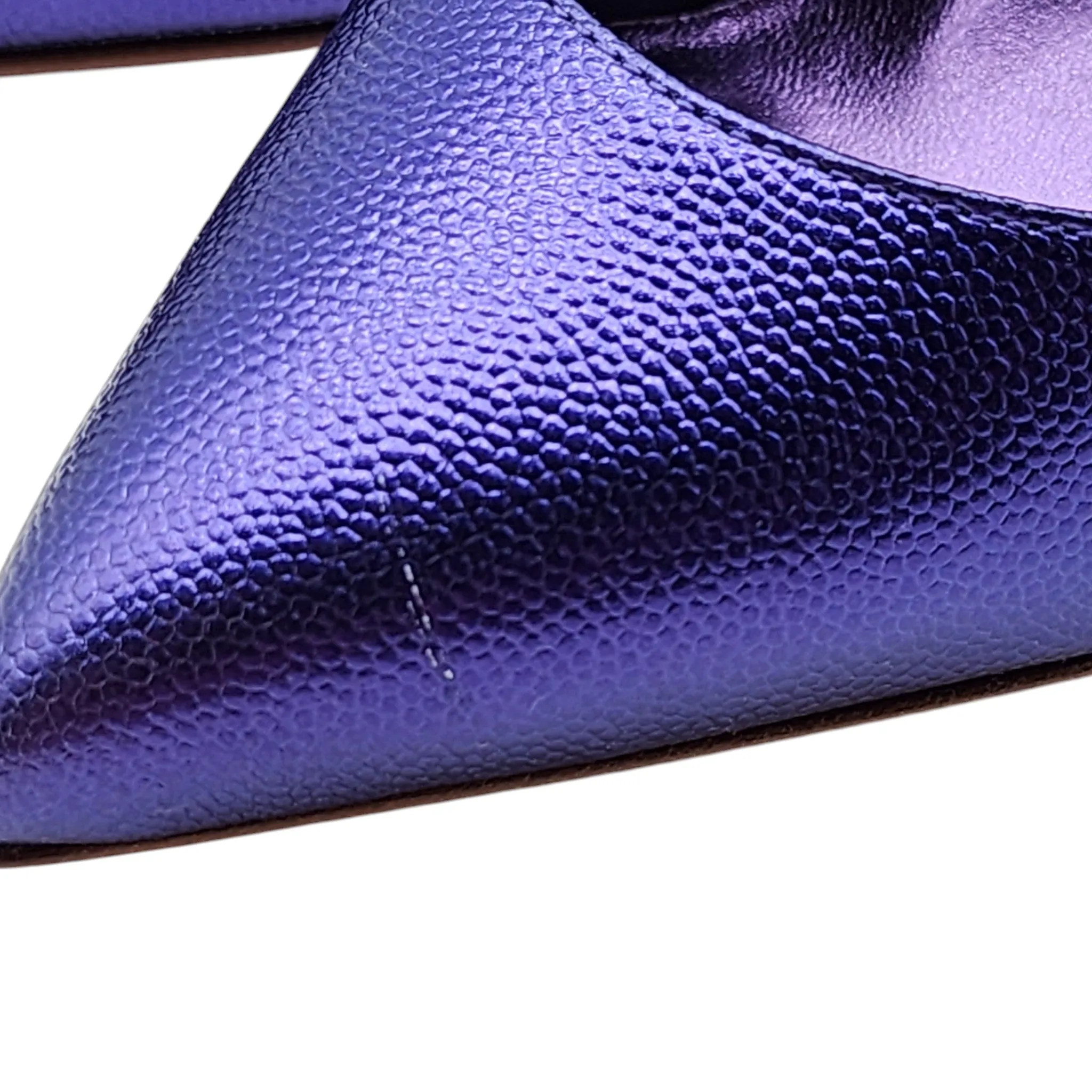 Christian Louboutin Hot Chick Pumps 100mm - Leather - Purple 34