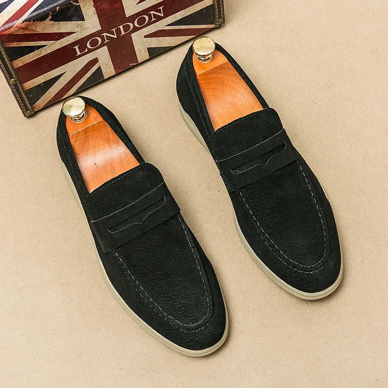 Christopher Mosley Melrose Suede Loafers