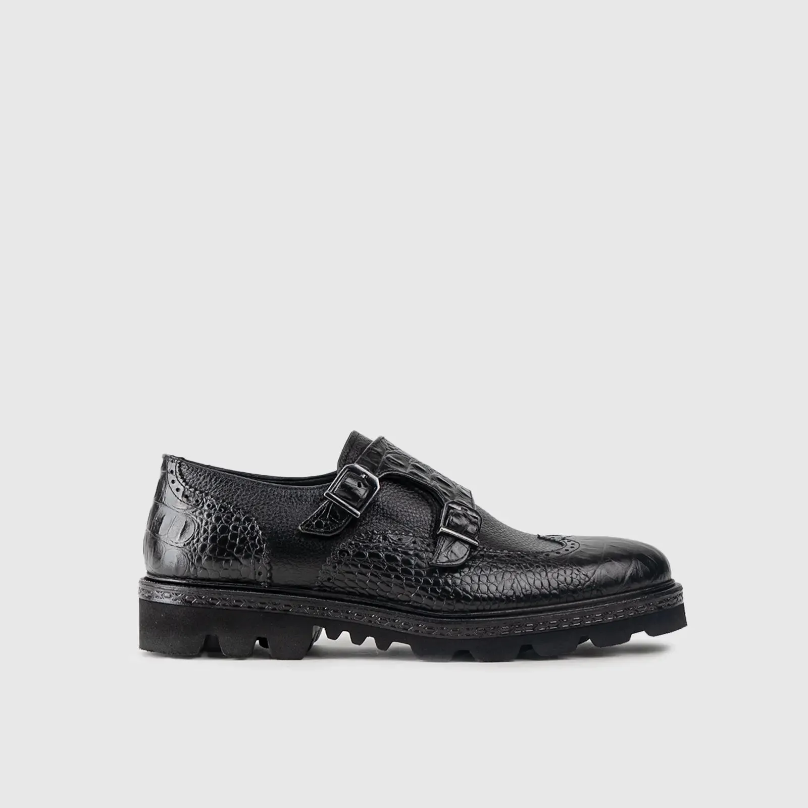 Chunky Sole Dress Loafers 312 Black