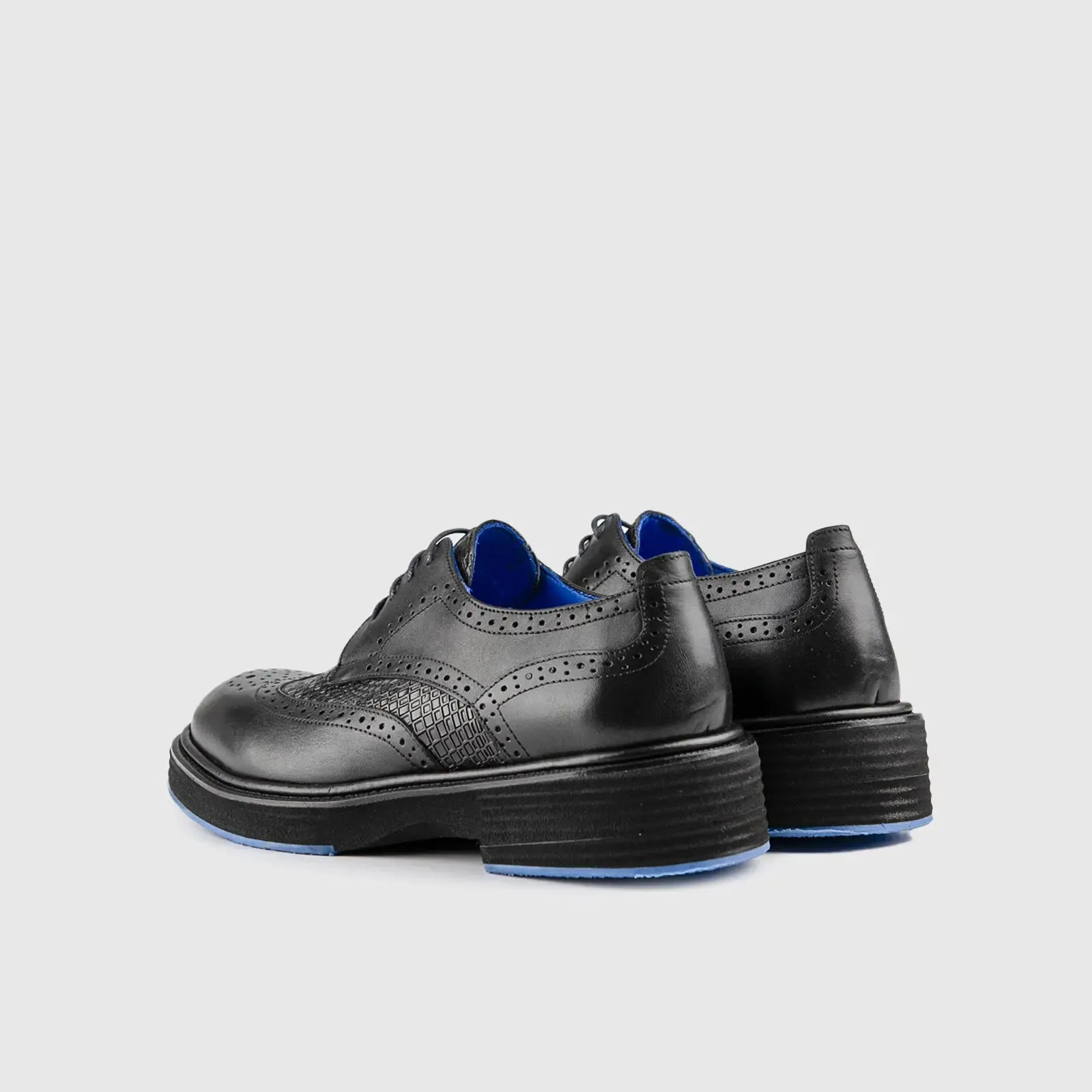 Chunky Sole Dress Oxfords Black 4116/1
