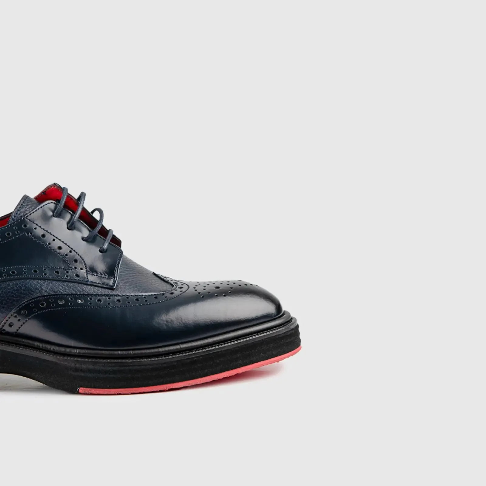 Chunky Sole Dress Oxfords Navy  4116