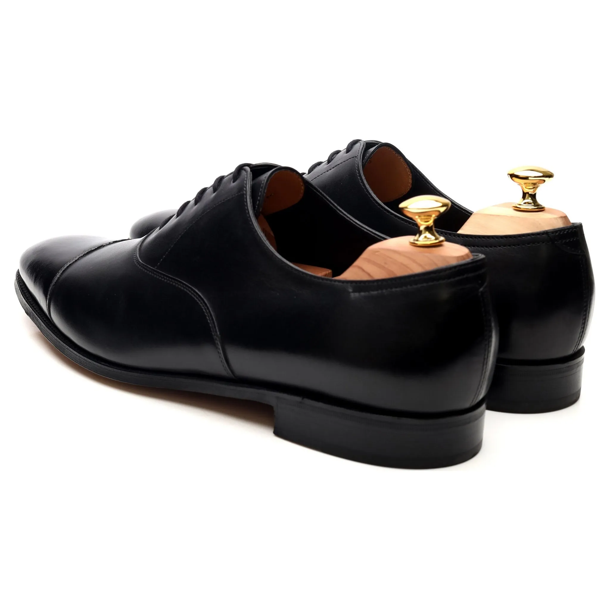 'City II' Black Leather Oxford UK 11 E