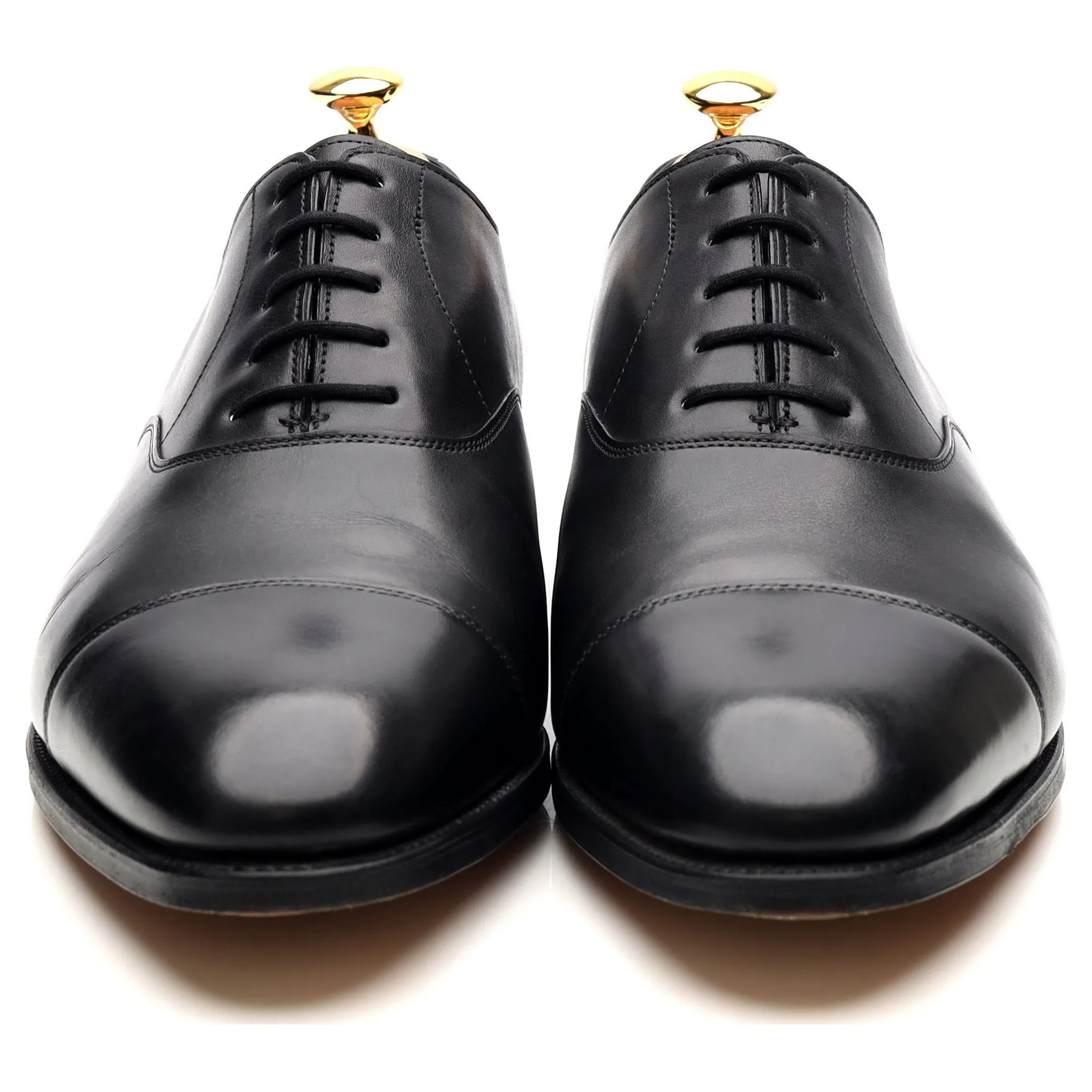 'City II' Black Leather Oxford UK 11 E