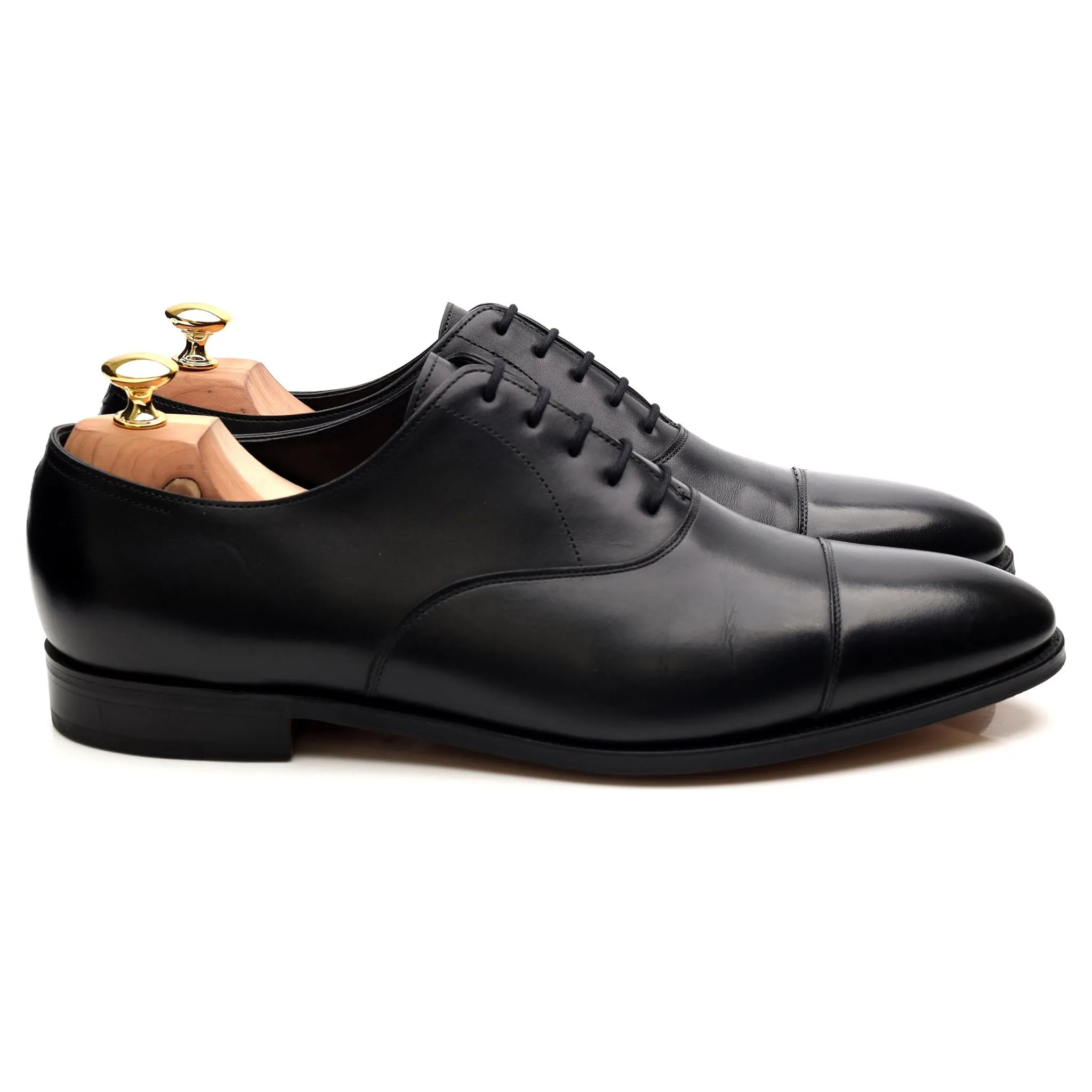 'City II' Black Leather Oxford UK 11 E
