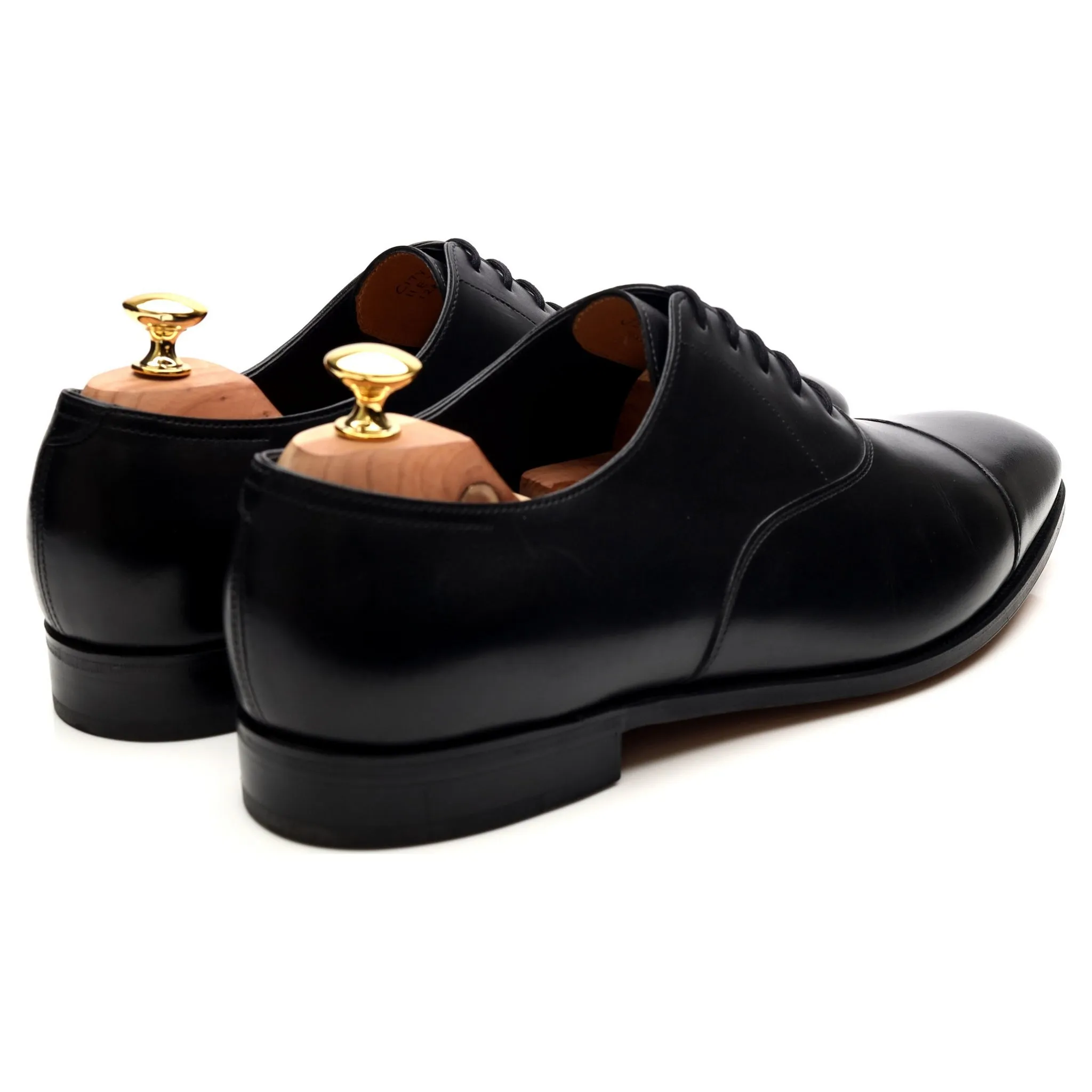 'City II' Black Leather Oxford UK 11 E