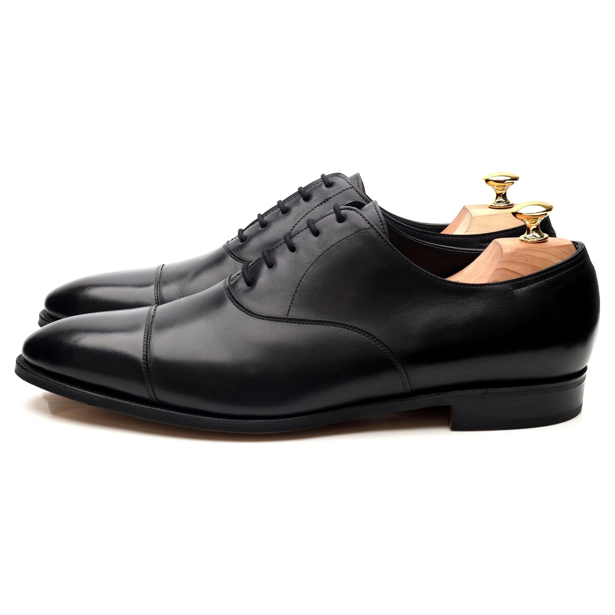 'City II' Black Leather Oxford UK 11 E