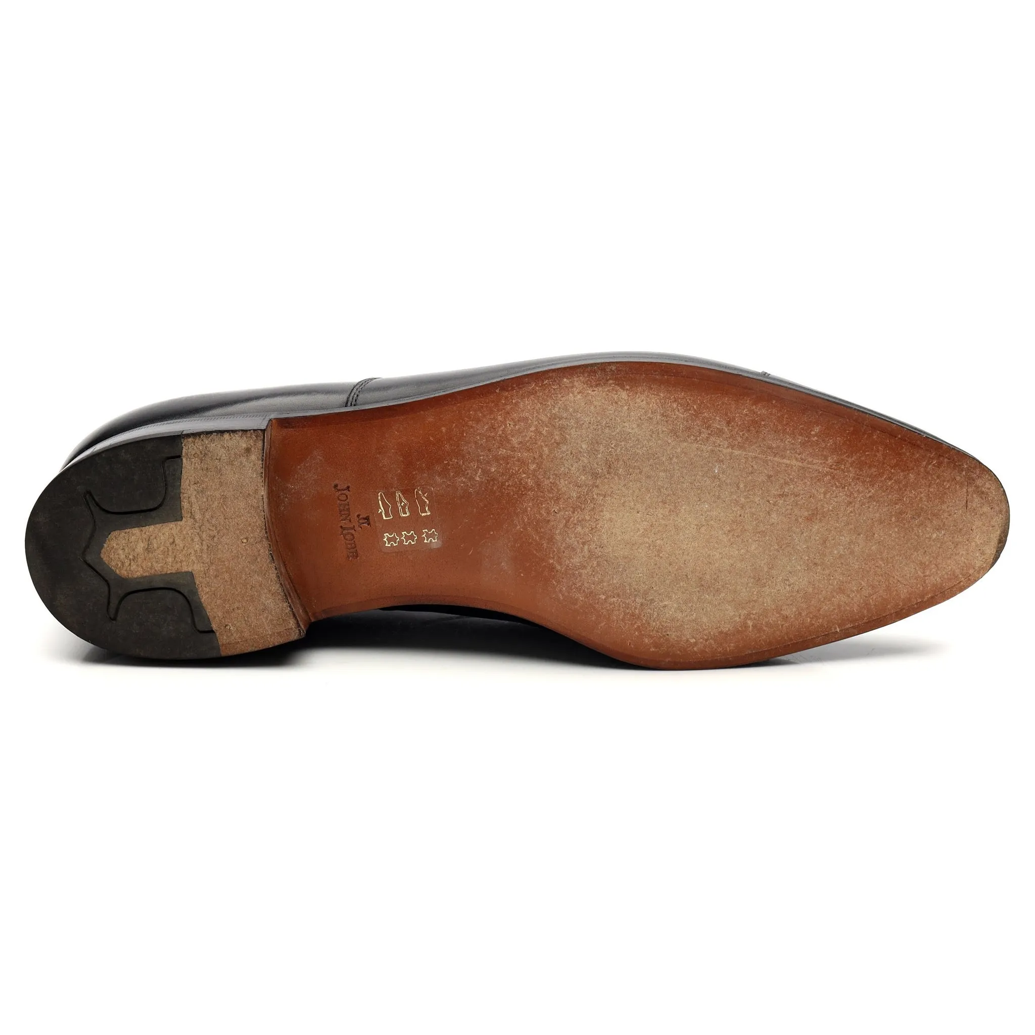 'City II' Black Leather Oxford UK 11 E