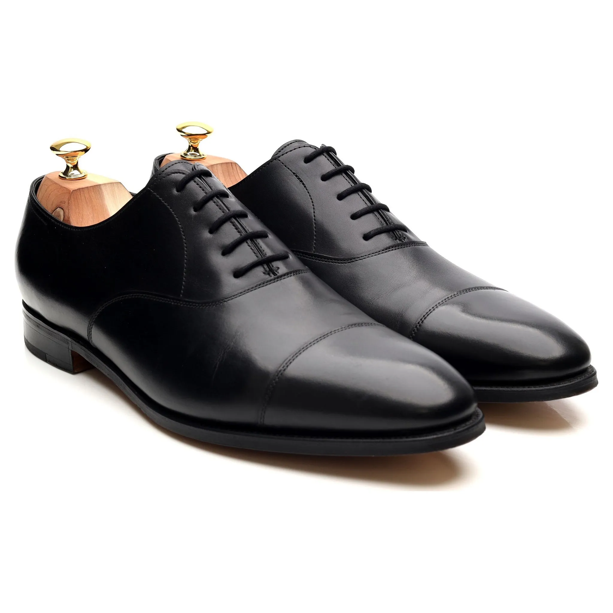 'City II' Black Leather Oxford UK 11 E