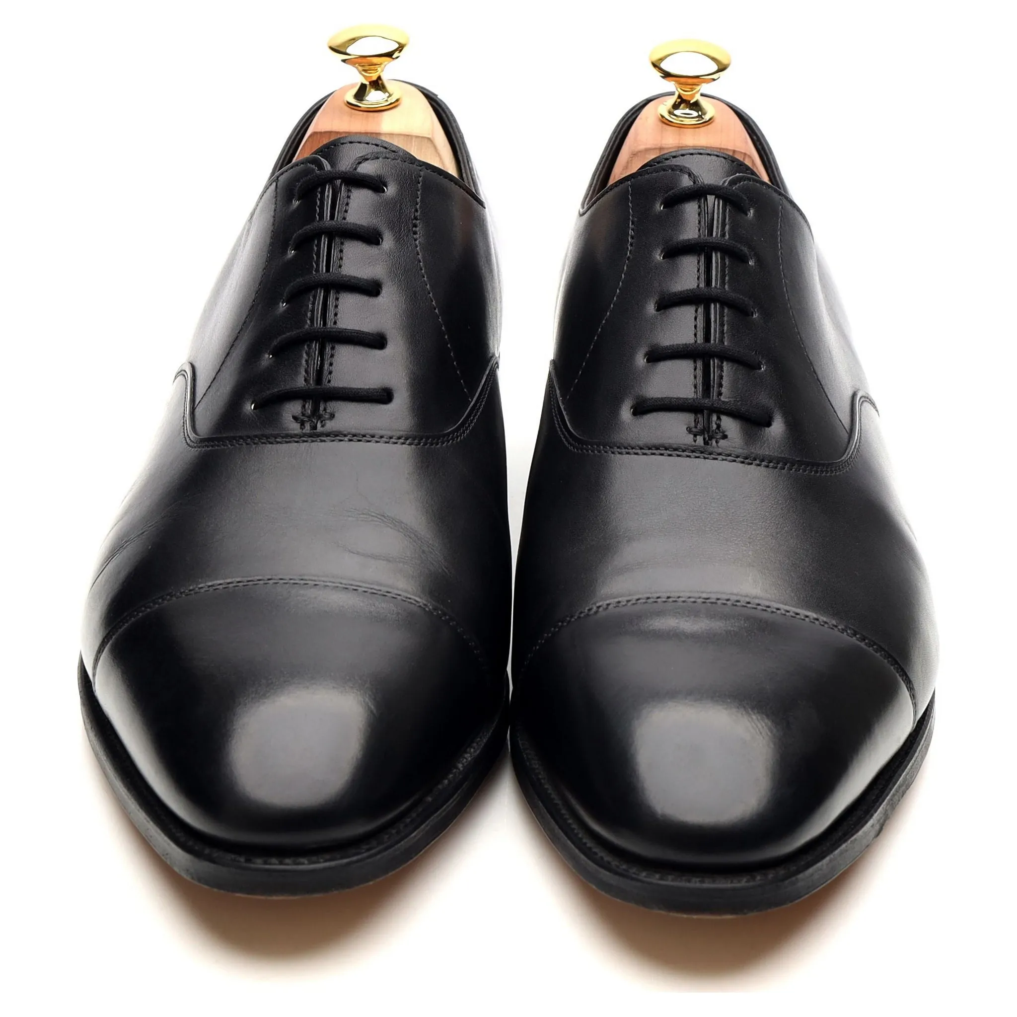 'City II' Black Leather Oxford UK 11 E