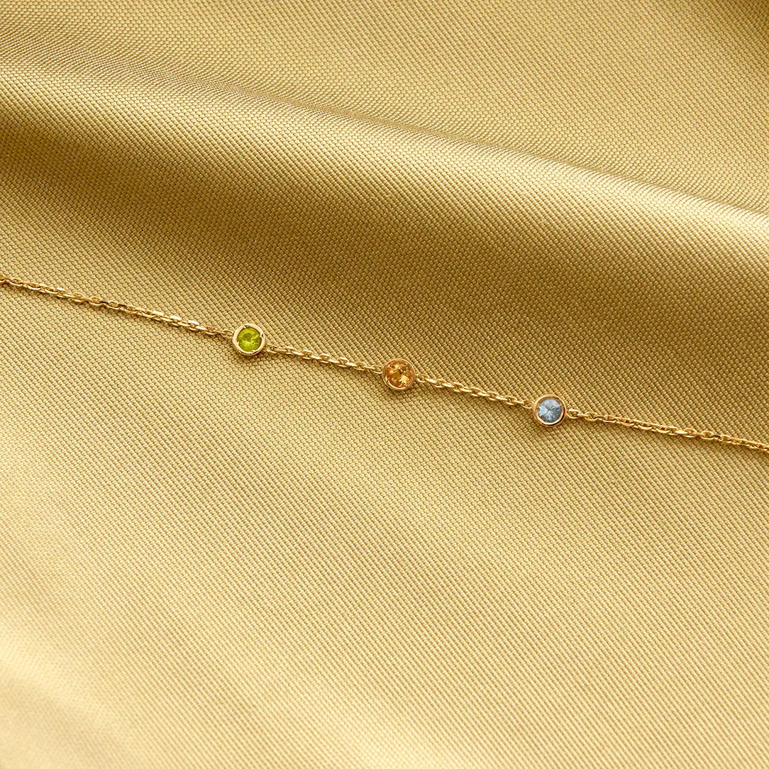 classic bezel bracelet