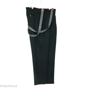 Classic Black Suspended Slacks (Trieste)