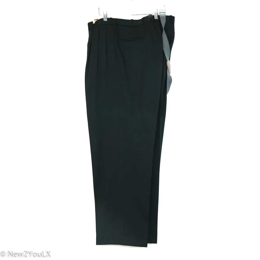Classic Black Suspended Slacks (Trieste)