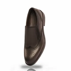 Classic brown shoes - Semi Textured