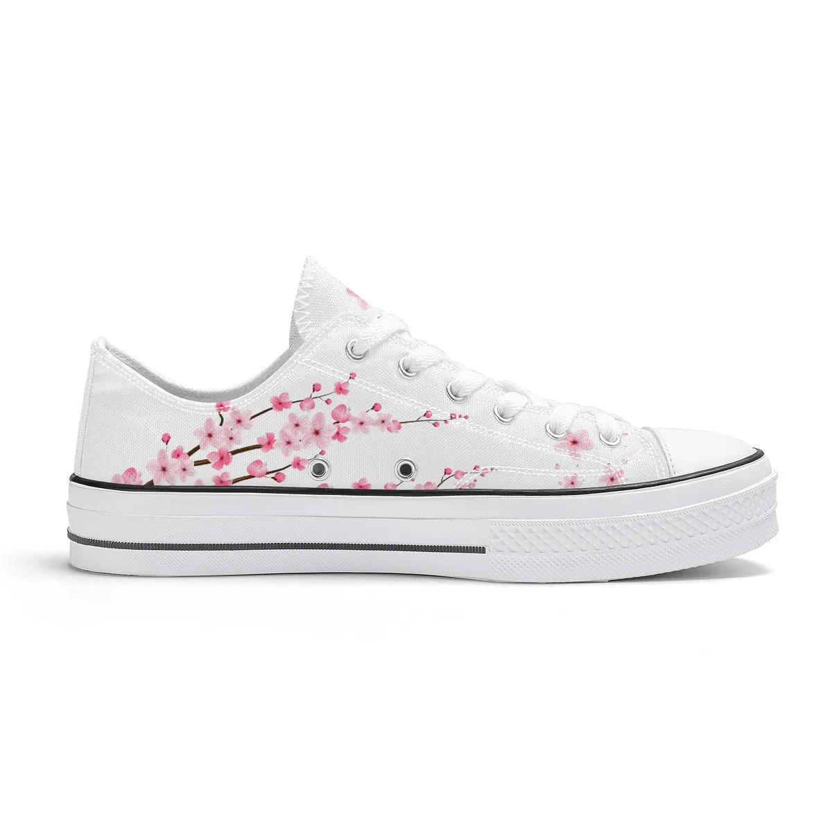 Classic Sakura Low Top Canvas Shoes