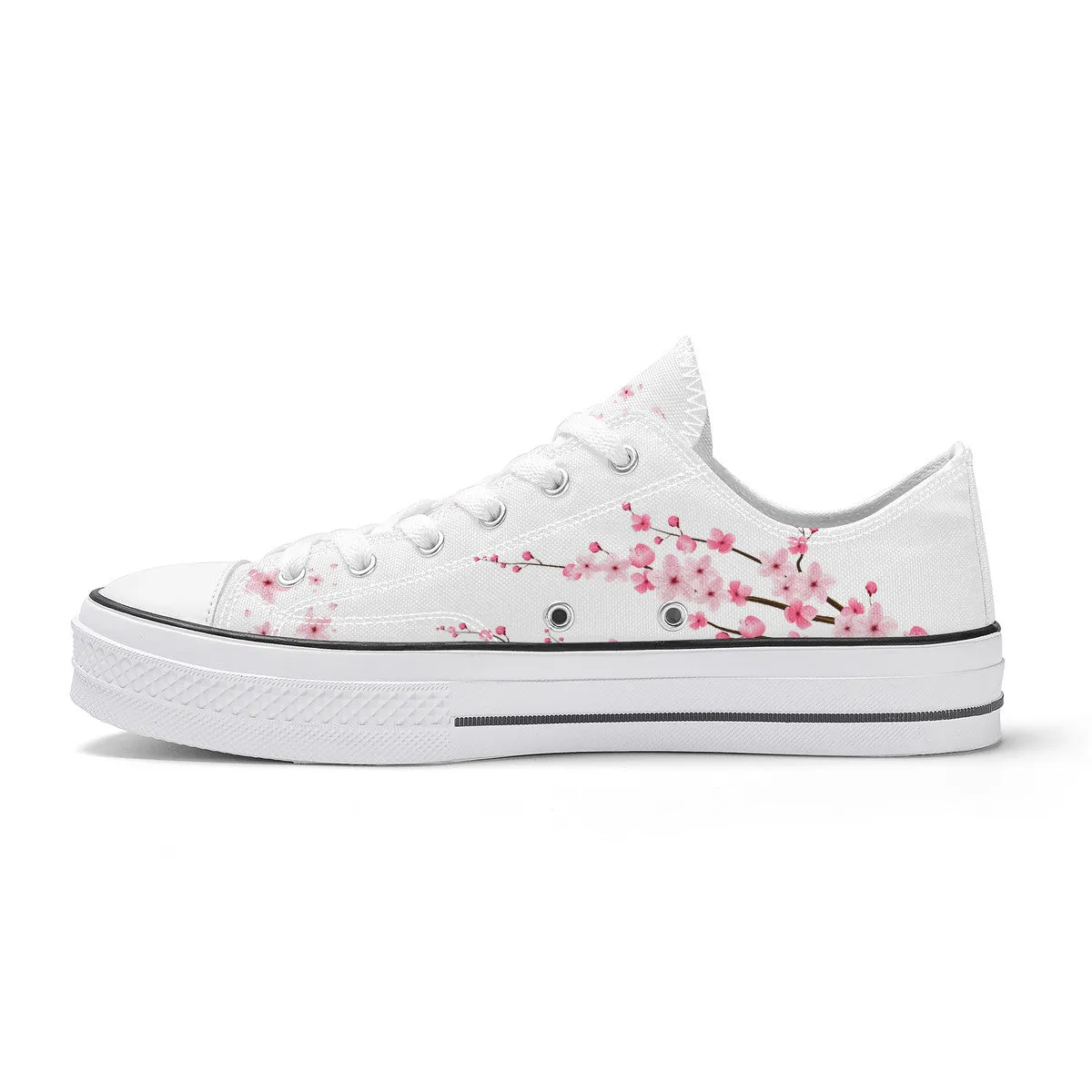 Classic Sakura Low Top Canvas Shoes