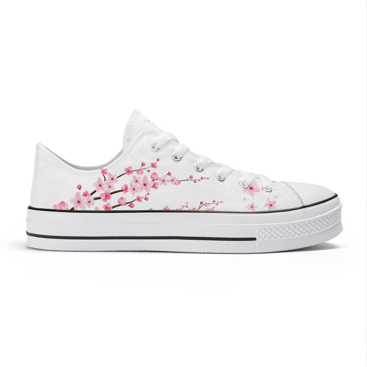 Classic Sakura Low Top Canvas Shoes
