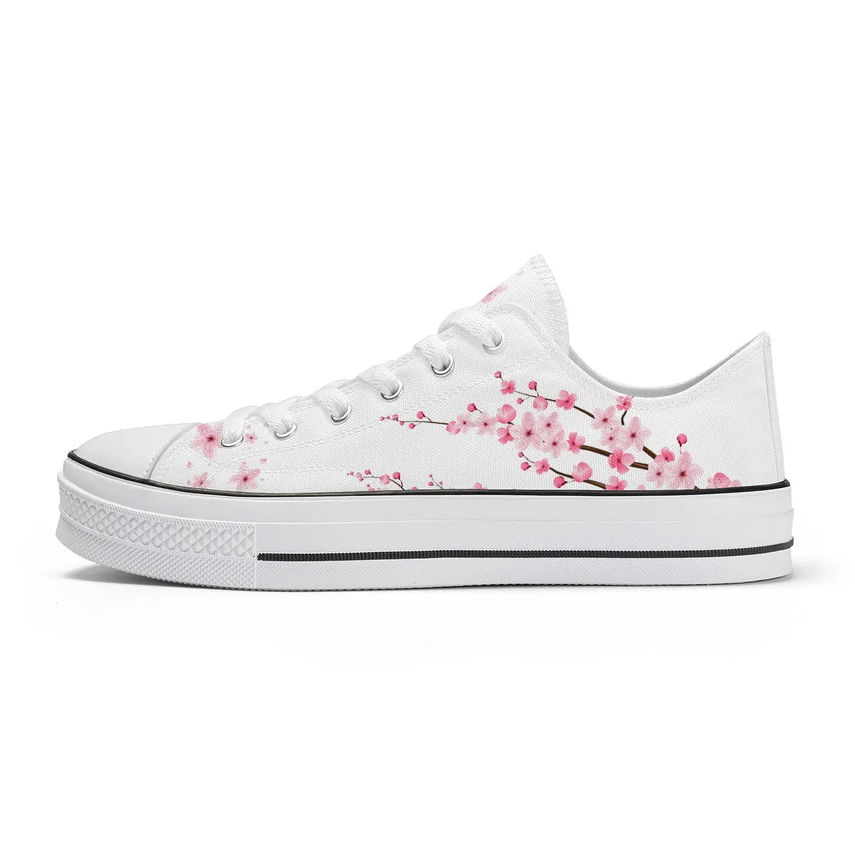Classic Sakura Low Top Canvas Shoes