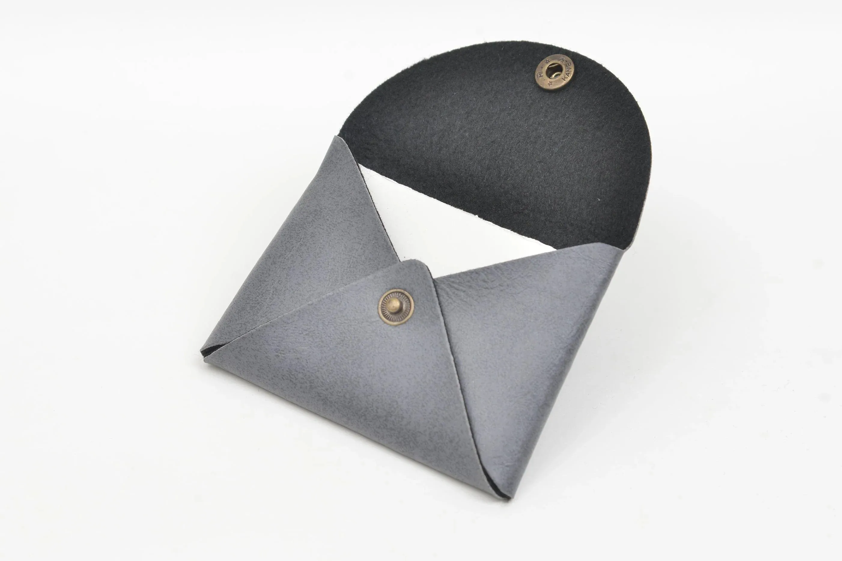 Classy Leather Customized Business-Visitng Card Holder (Grey)