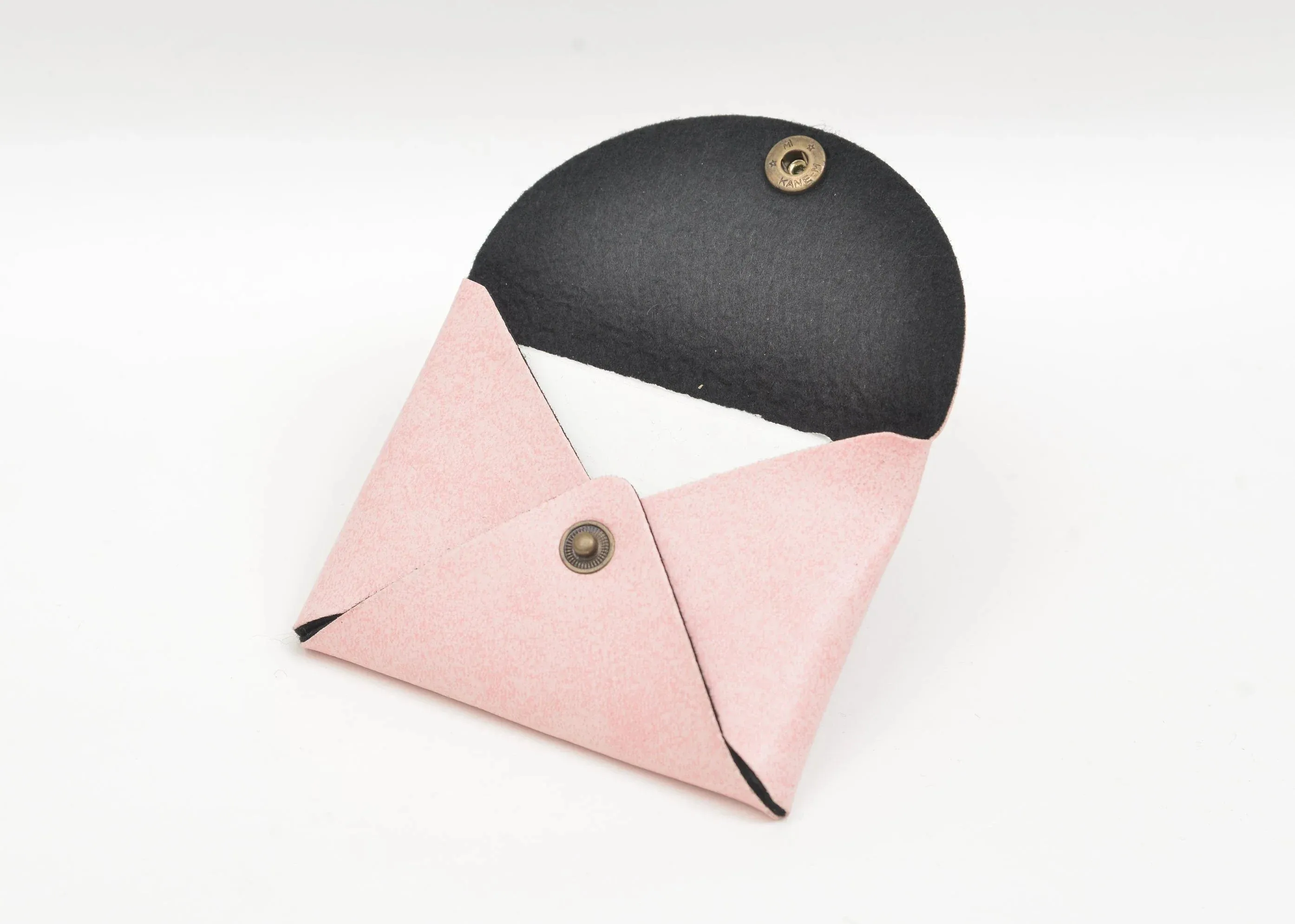 Classy Leather Customized Business-Visitng Card Holder (Pink)