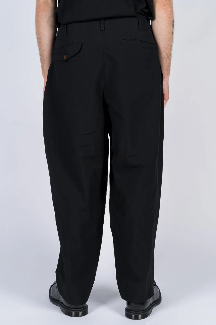 COMME DES GARCONS HOMME PLUS BAGGY POLYESTER TROUSER