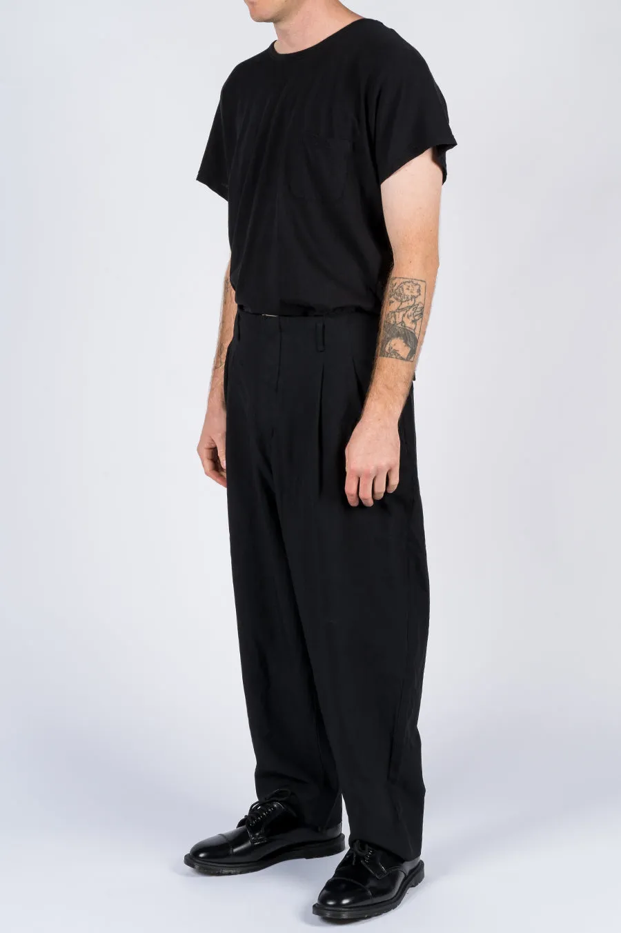 COMME DES GARCONS HOMME PLUS BAGGY POLYESTER TROUSER