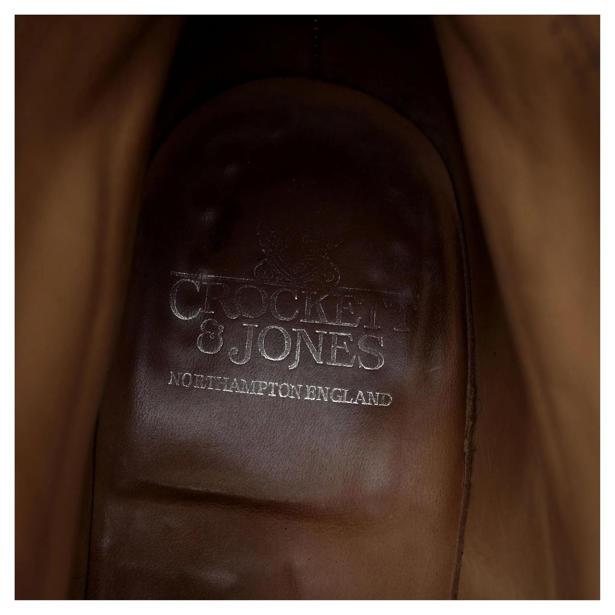 'Coniston' Tan Brown Grain Leather Boots UK 9.5 D
