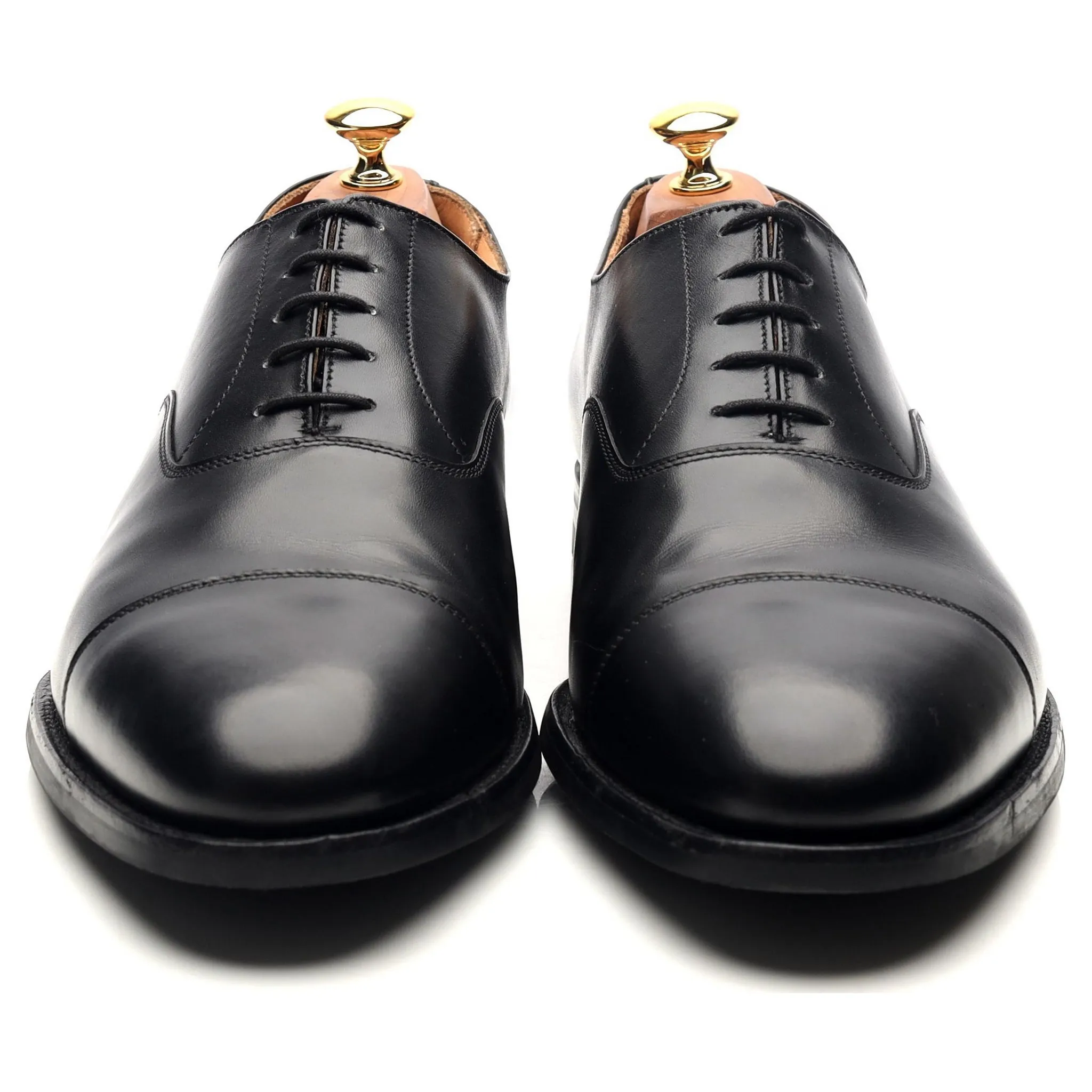 'Connaught 2' Black Leather Oxford UK 10.5 E