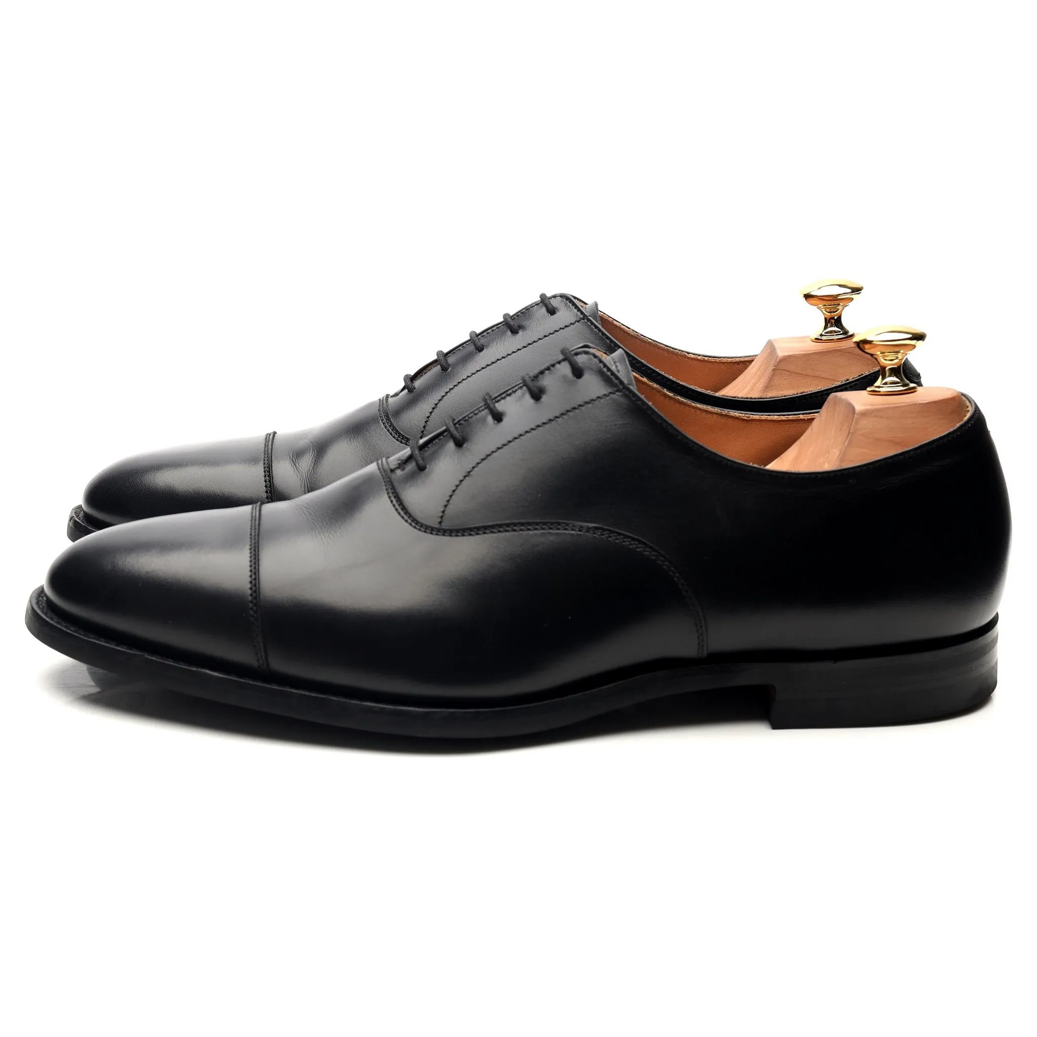 'Connaught 2' Black Leather Oxford UK 10.5 E
