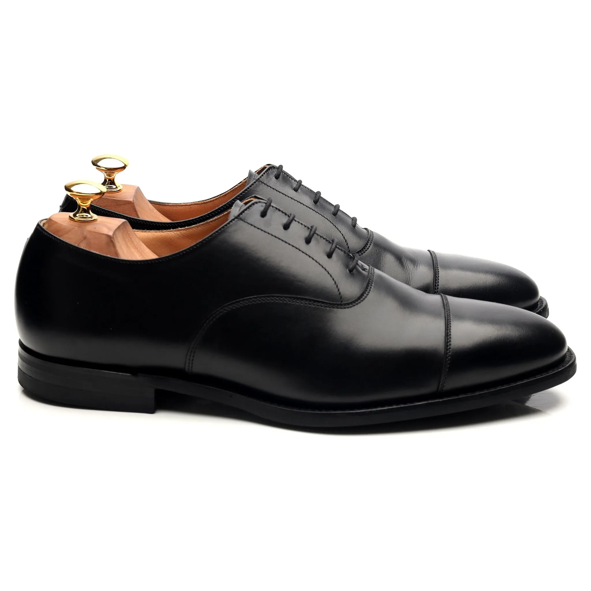 'Connaught 2' Black Leather Oxford UK 10.5 E