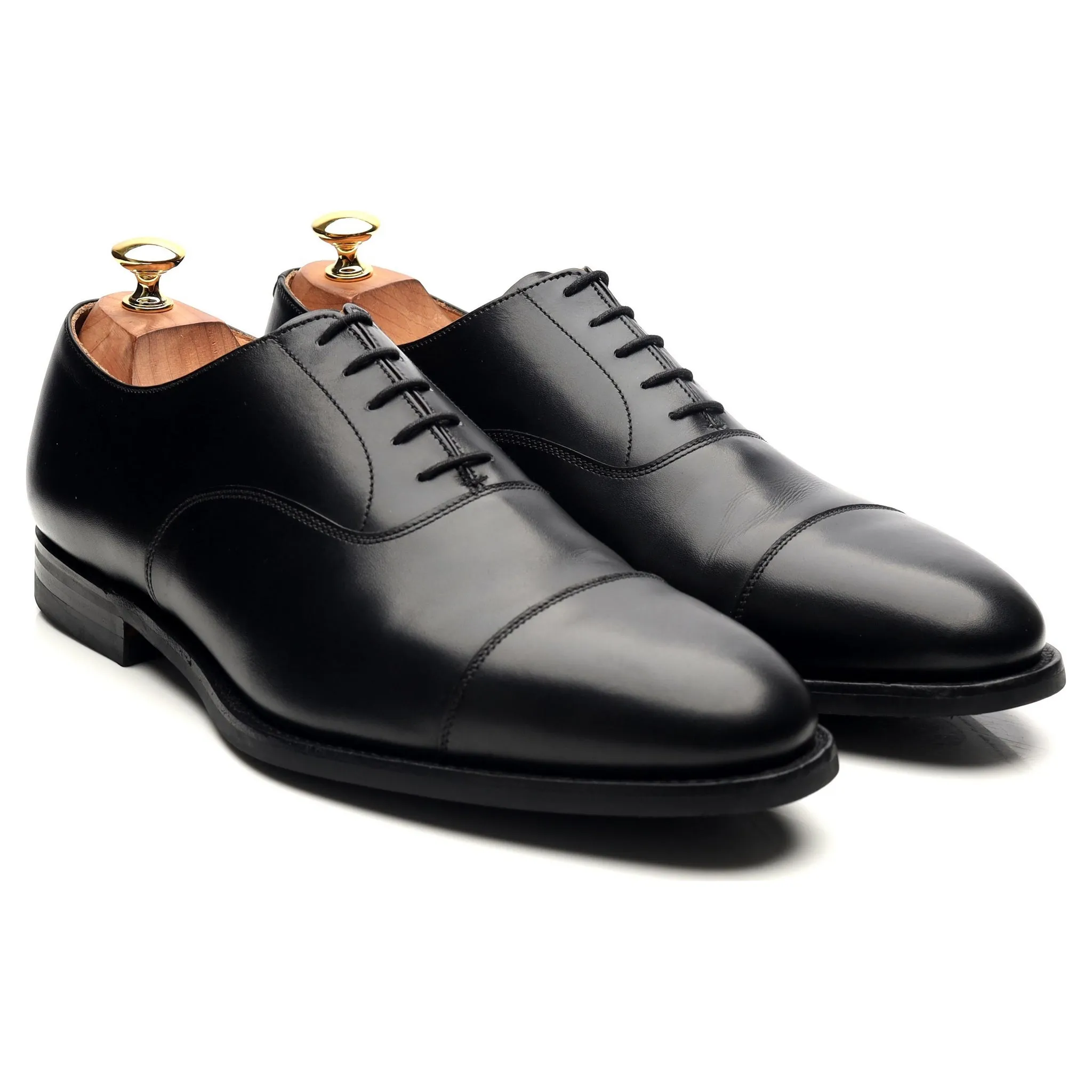 'Connaught 2' Black Leather Oxford UK 10.5 E