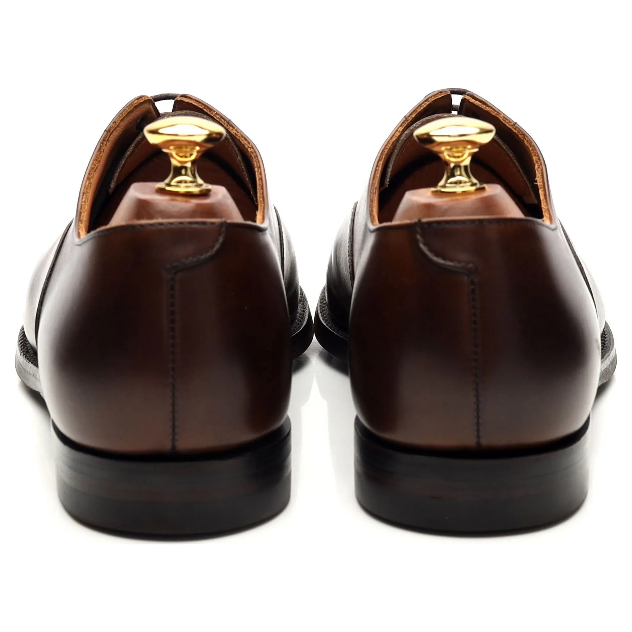 'Connaught 2' Dark Brown Leather Oxford UK 9 E