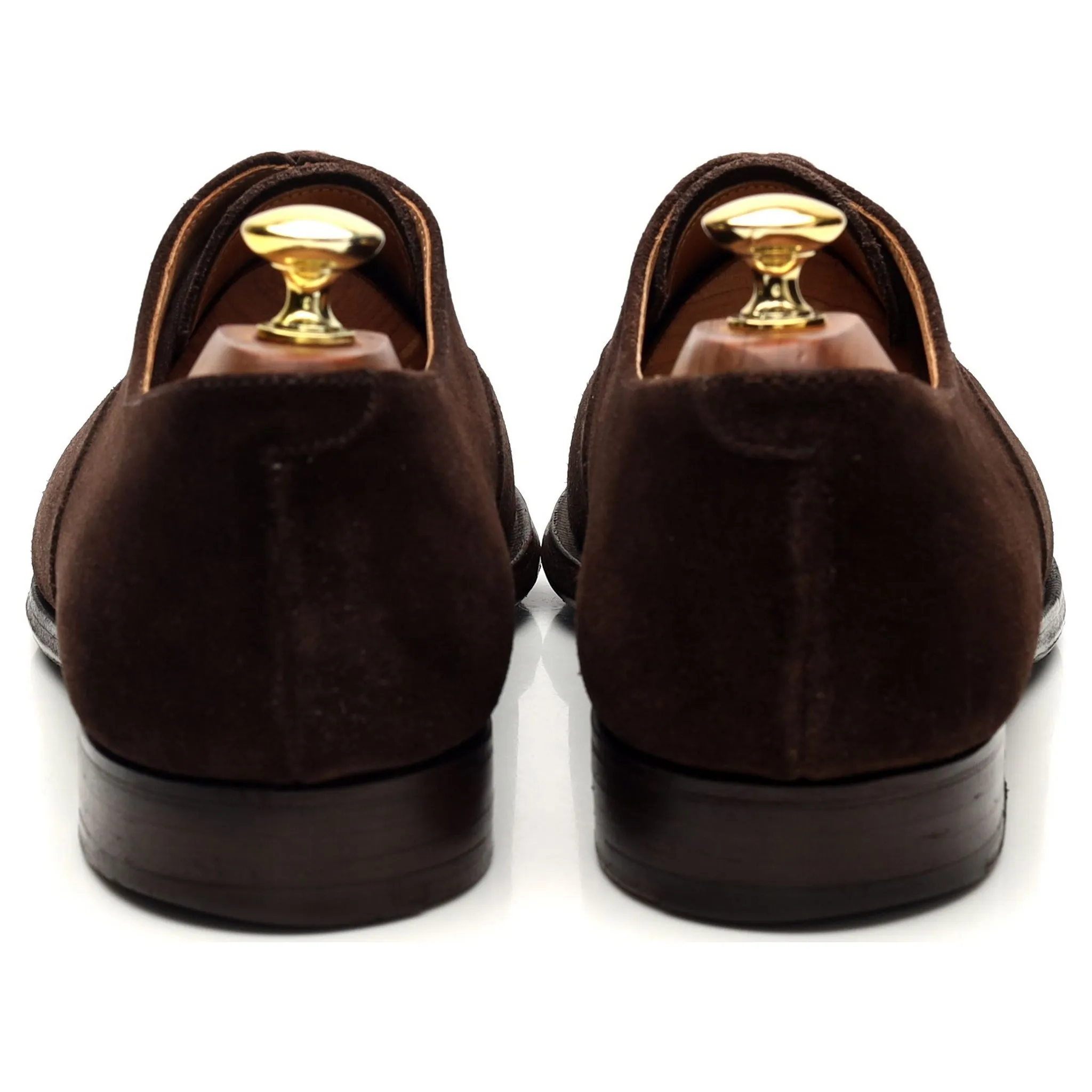 'Connaught' Dark Brown Suede Oxford UK 8 E