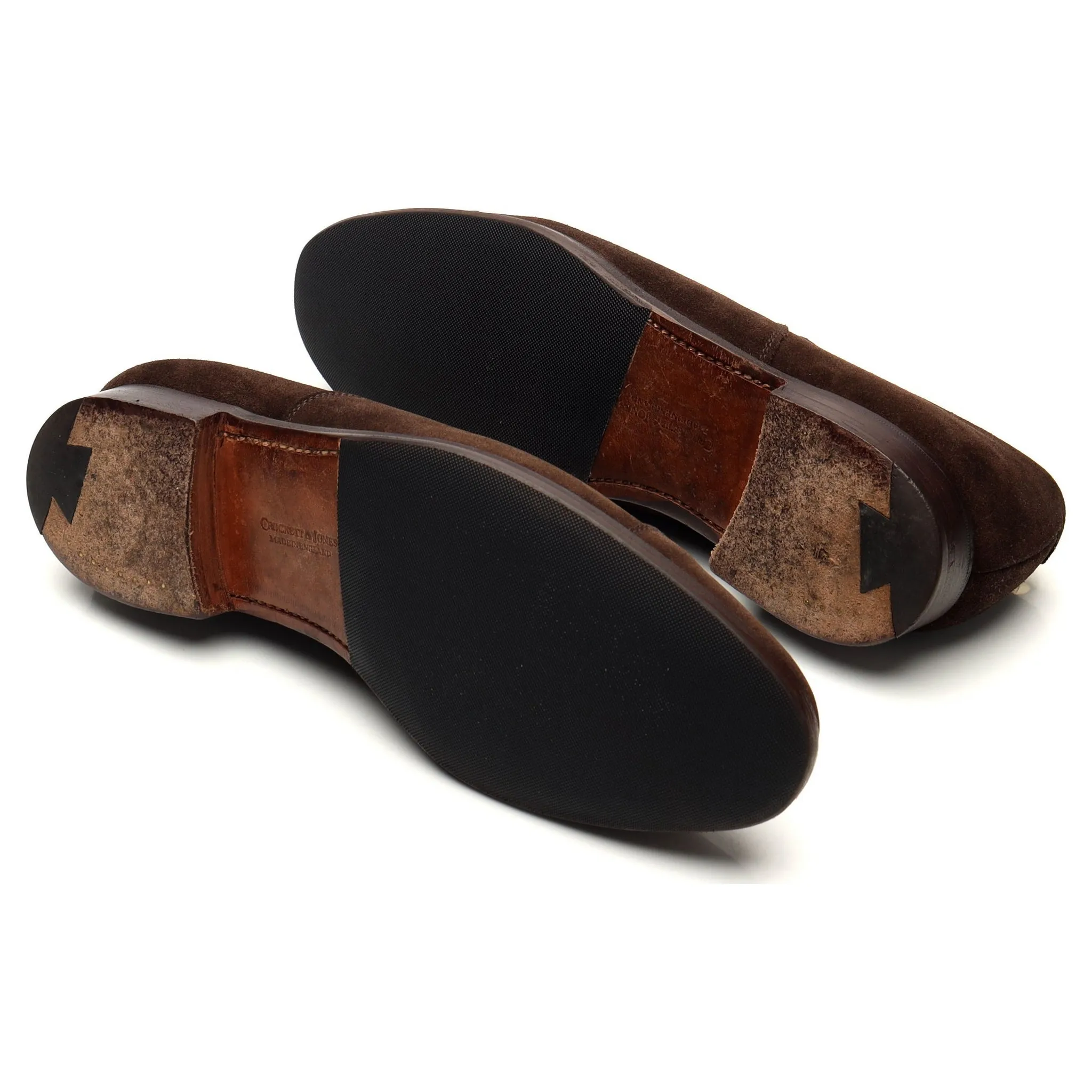 'Connaught' Dark Brown Suede Oxford UK 8 E