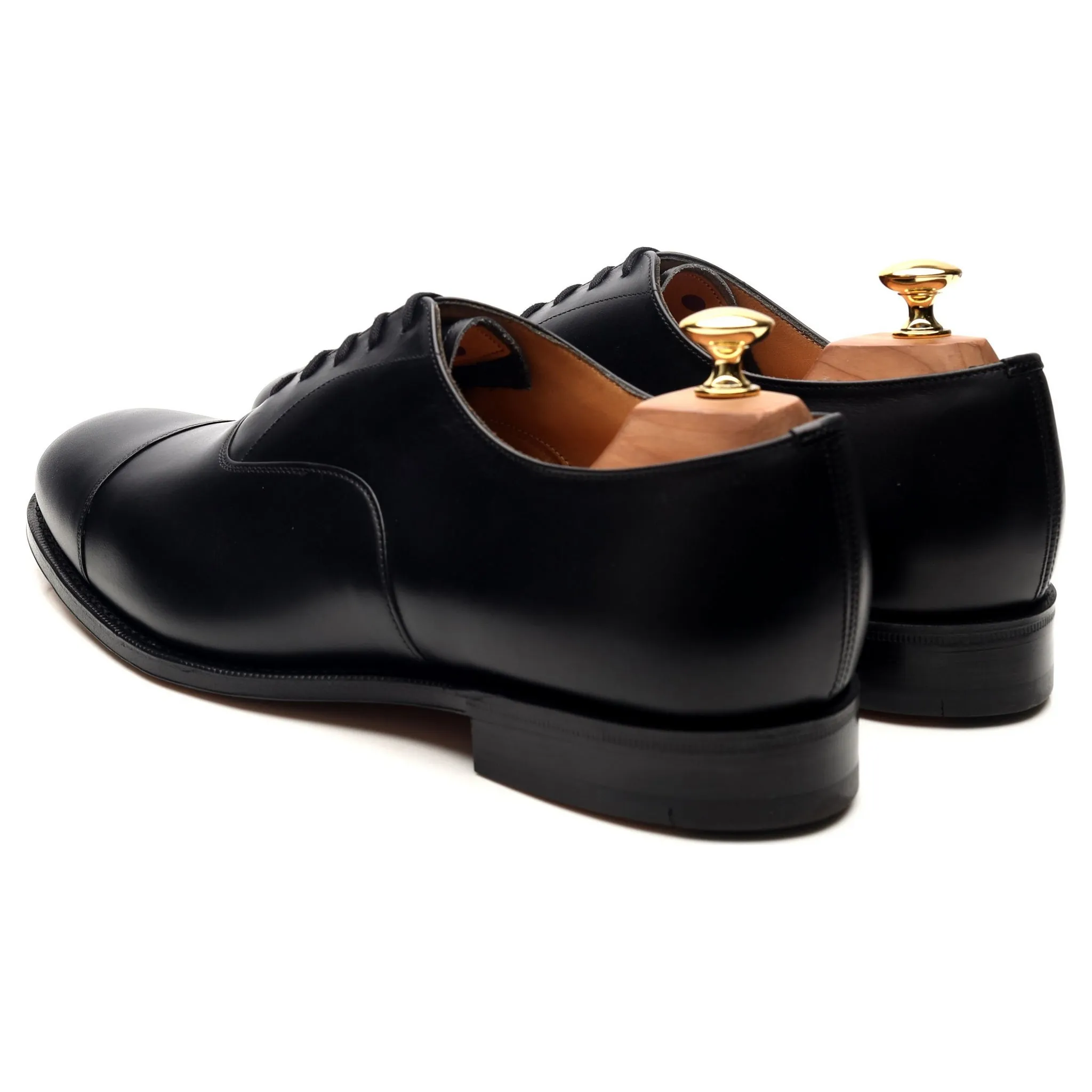 'Consul' Black Leather Oxford UK 10 G