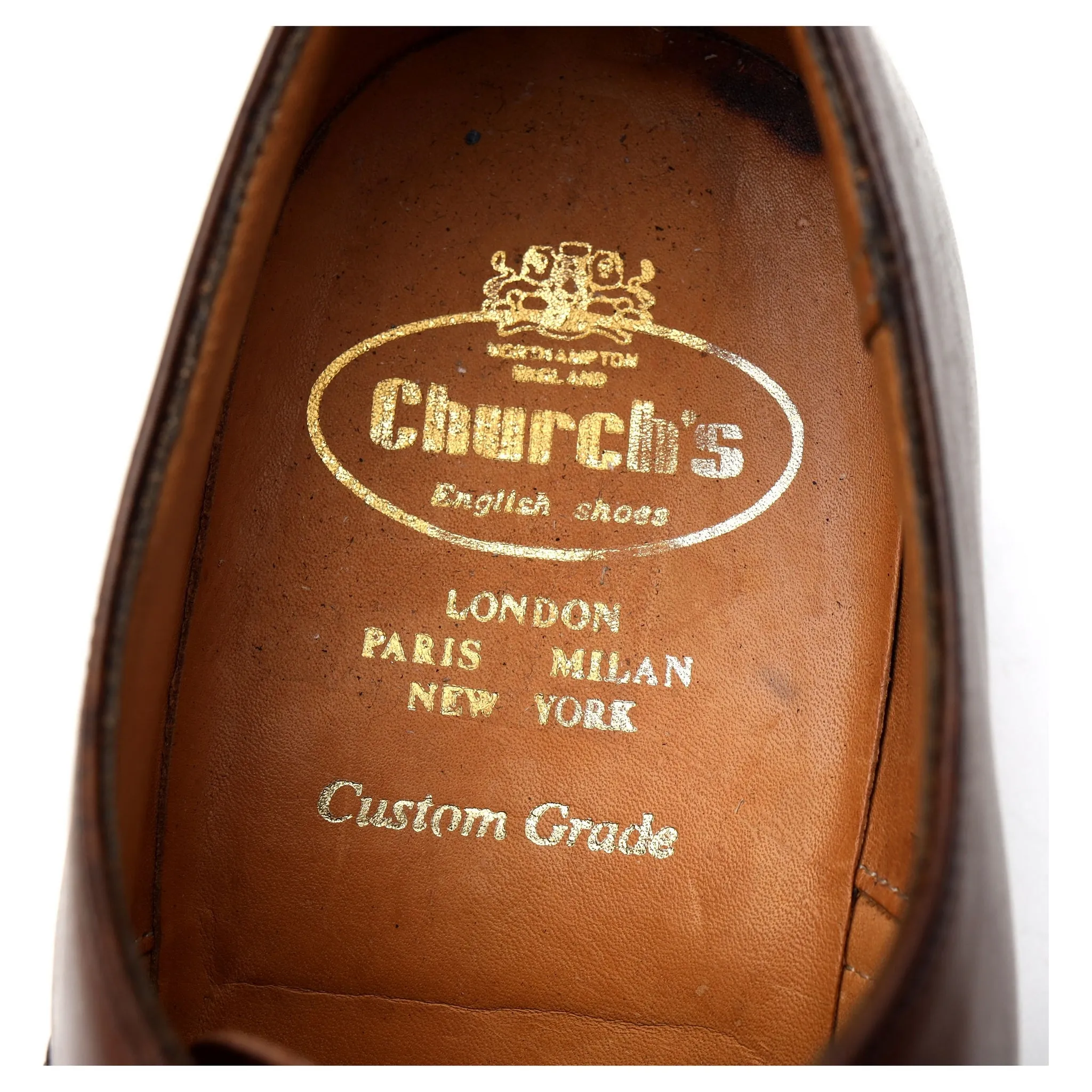 'Consul' Brown Leather Oxford UK 6.5 F